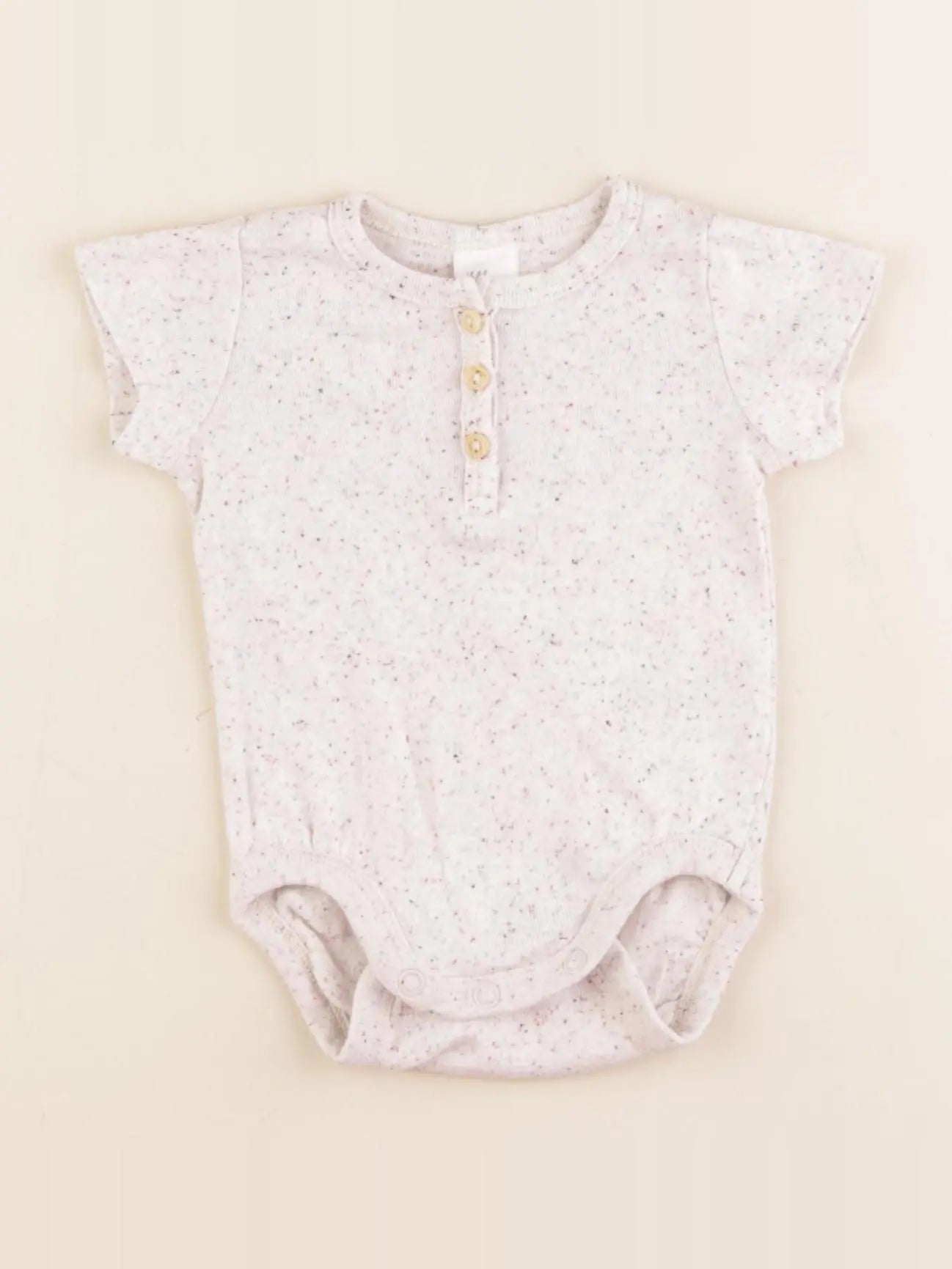 H&M - body beige - 1/2 mois