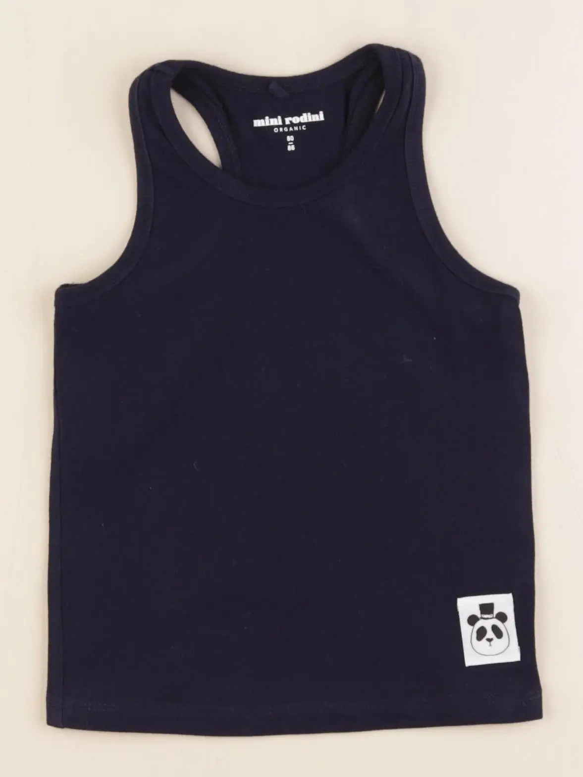 Mini Rodini - débardeur bleu - 12/18 mois
