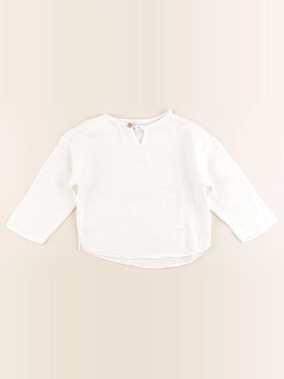 Zara - chemise blanc - 6/9 mois