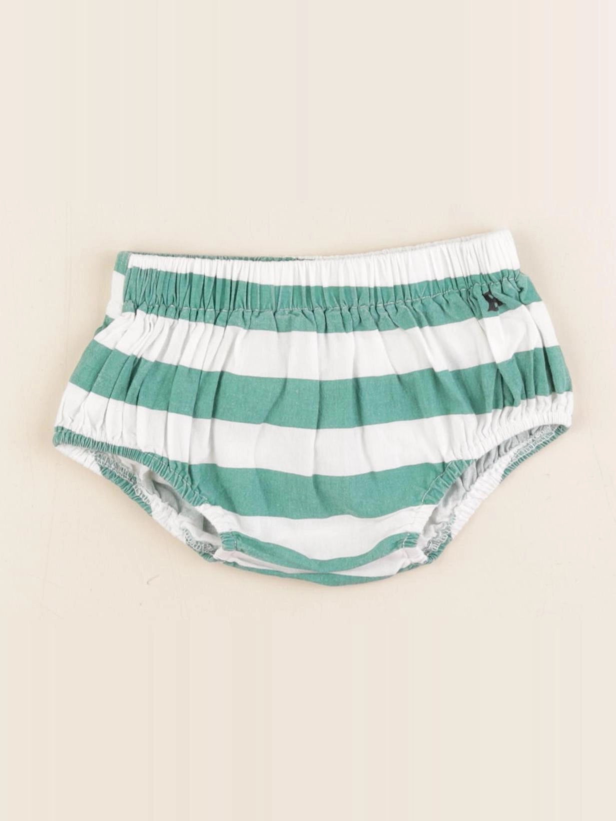 Bobo Choses - bloomer blanc, vert - 12/18 mois