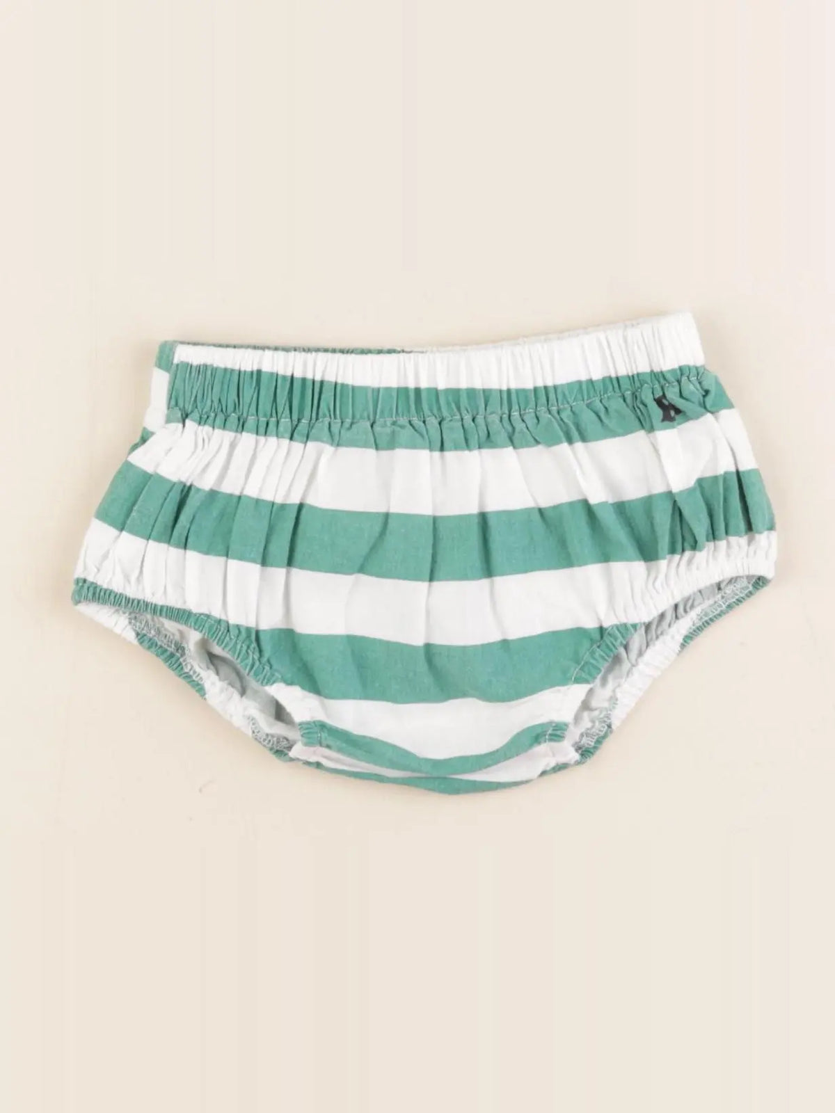 Bobo Choses - bloomer blanc, vert - 12/18 mois