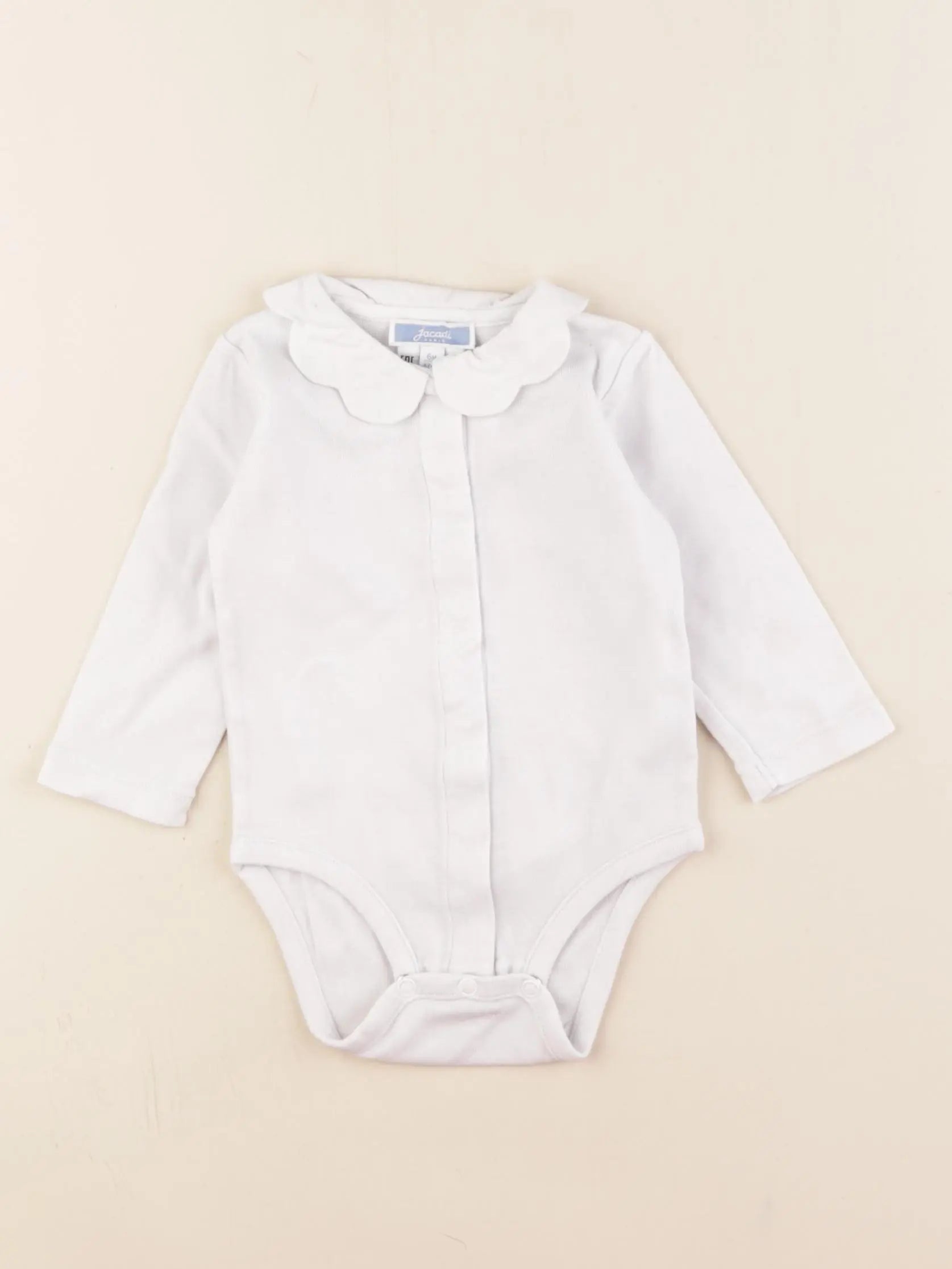 Jacadi - body à col blanc - 6 mois