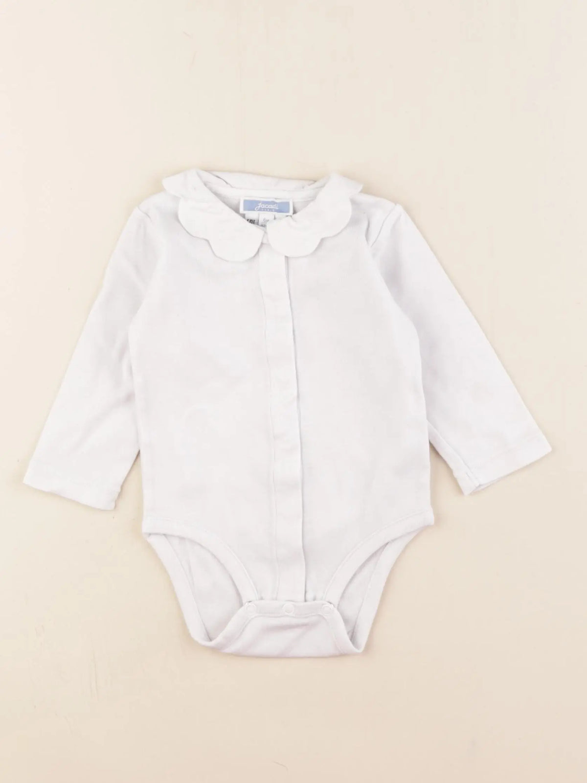 Jacadi - body à col blanc - 6 mois