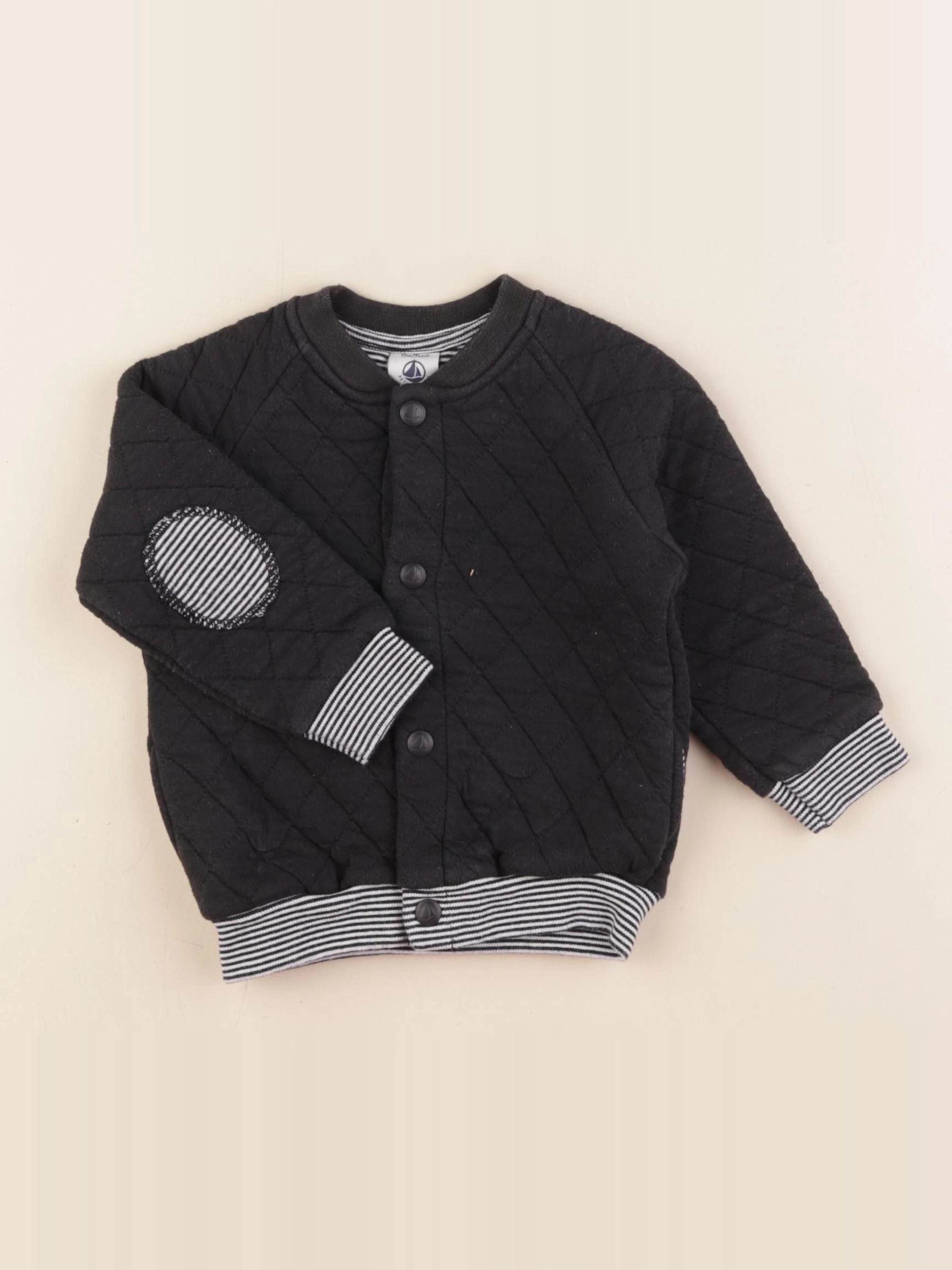 Petit Bateau - veste bleu - 12 mois