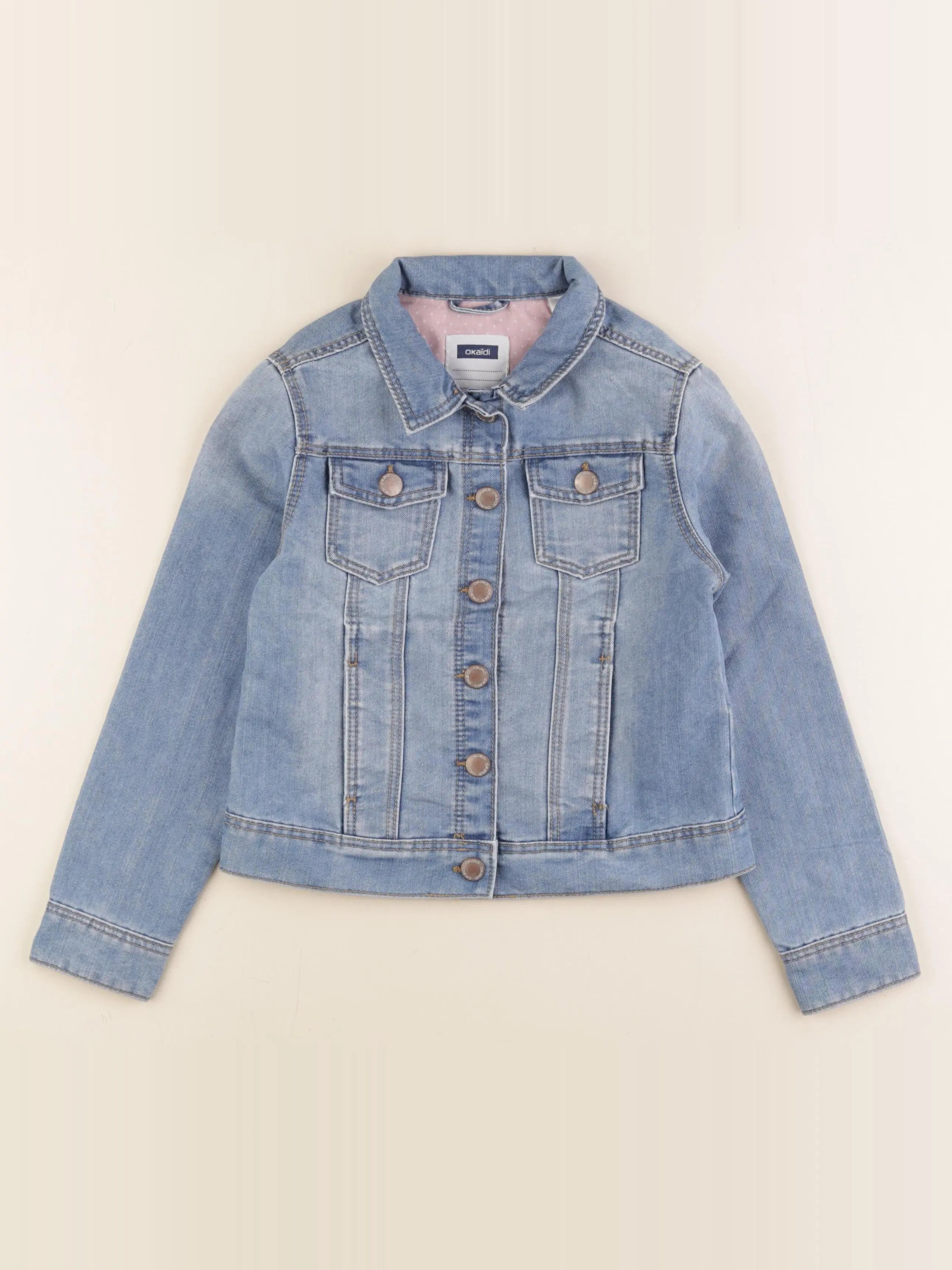 Okaidi - veste bleu - 8 ans
