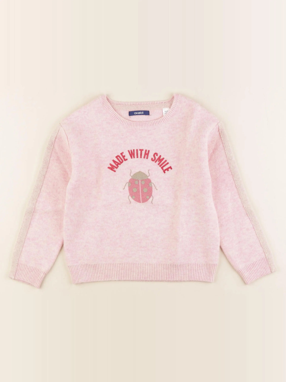 Okaidi - pull rose, or - 5 ans