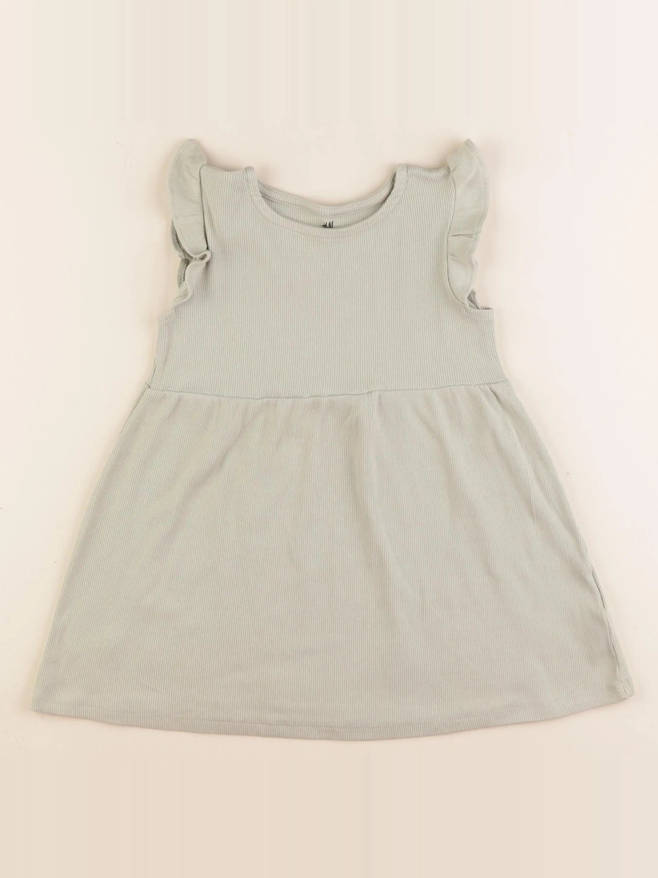 H&M - robe vert - 18/24 mois