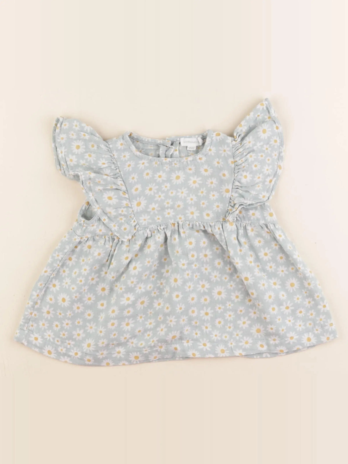 Vertbaudet - blouse bleu - 2 ans