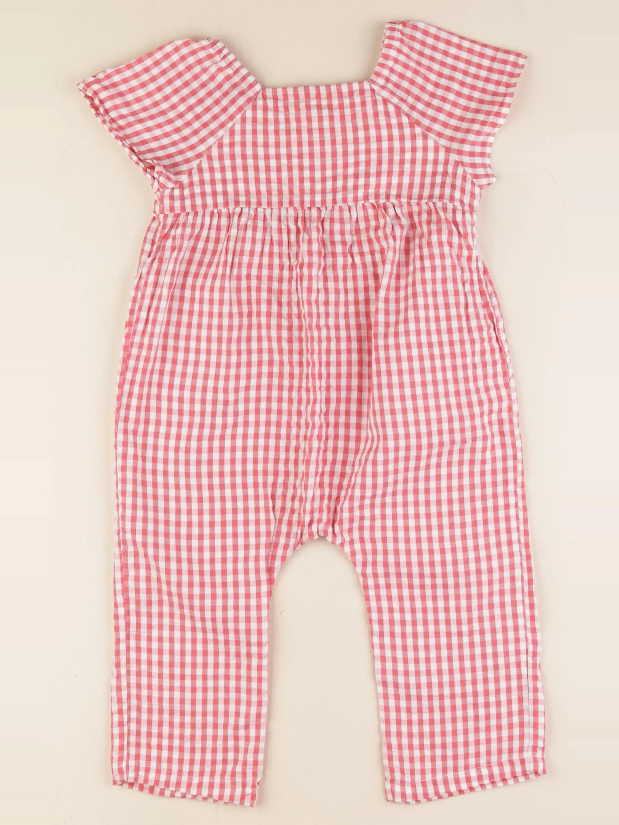 Vertbaudet - combinaison blanc, rouge - 24 mois