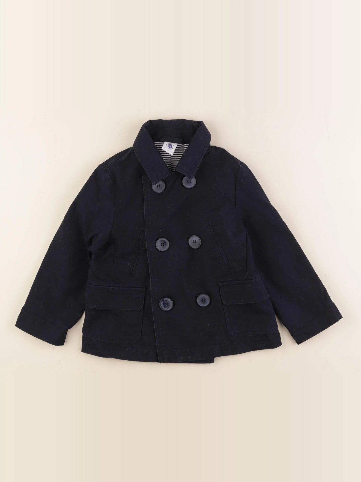 Petit Bateau - veste bleu - 3 ans