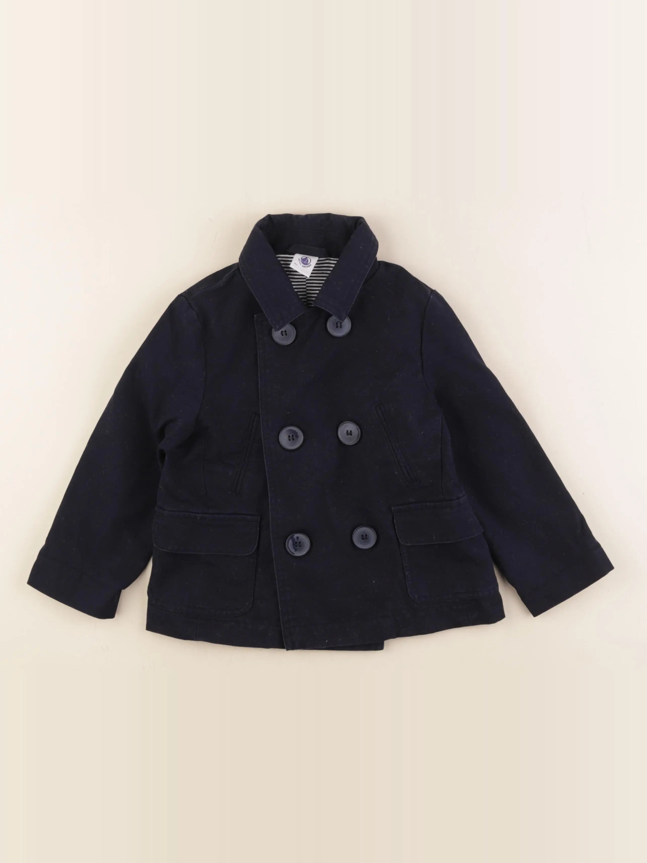 Petit Bateau - veste bleu - 3 ans