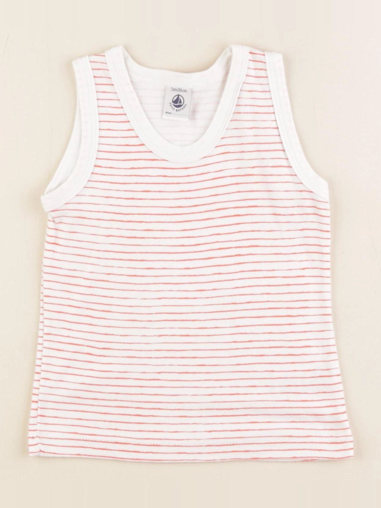 Petit Bateau - maillot de corps blanc - 2 ans