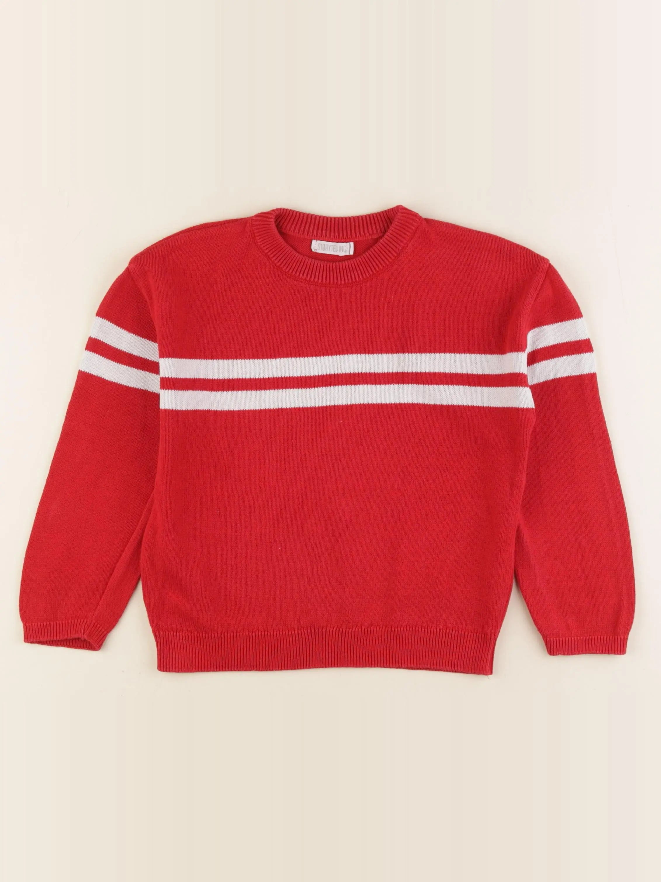 Storytelling - pull rouge - 5 ans