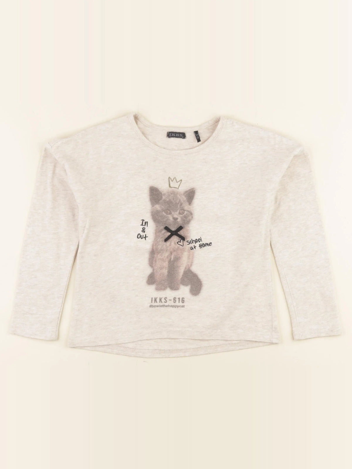 IKKS - tee-shirt beige - 6 ans