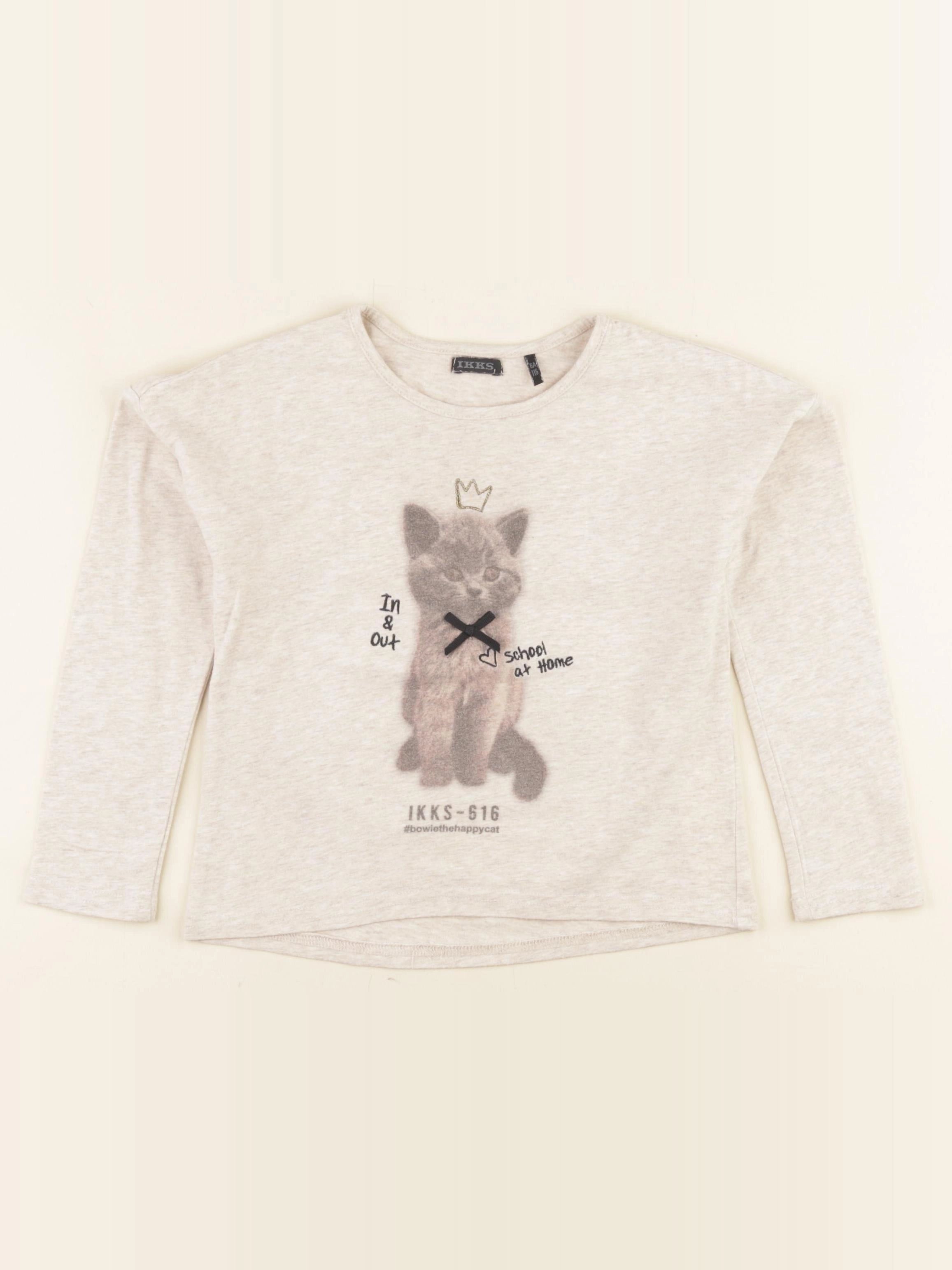 IKKS - tee-shirt beige - 6 ans