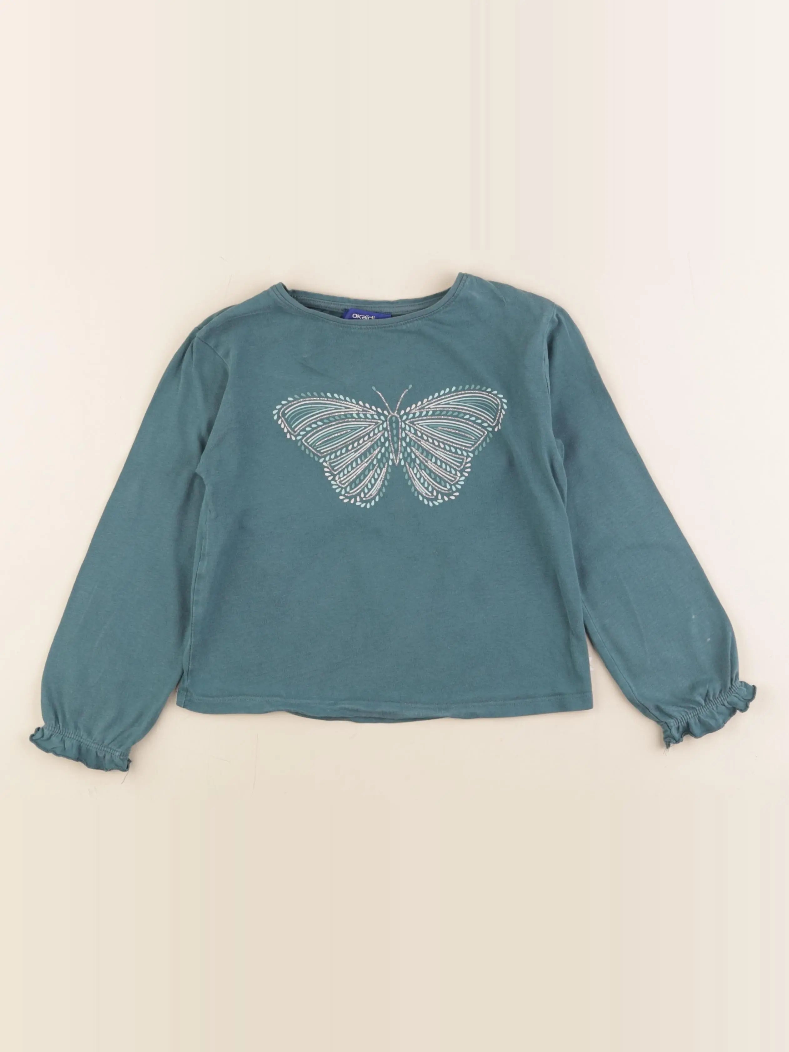 Okaidi - tee-shirt vert - 6 ans