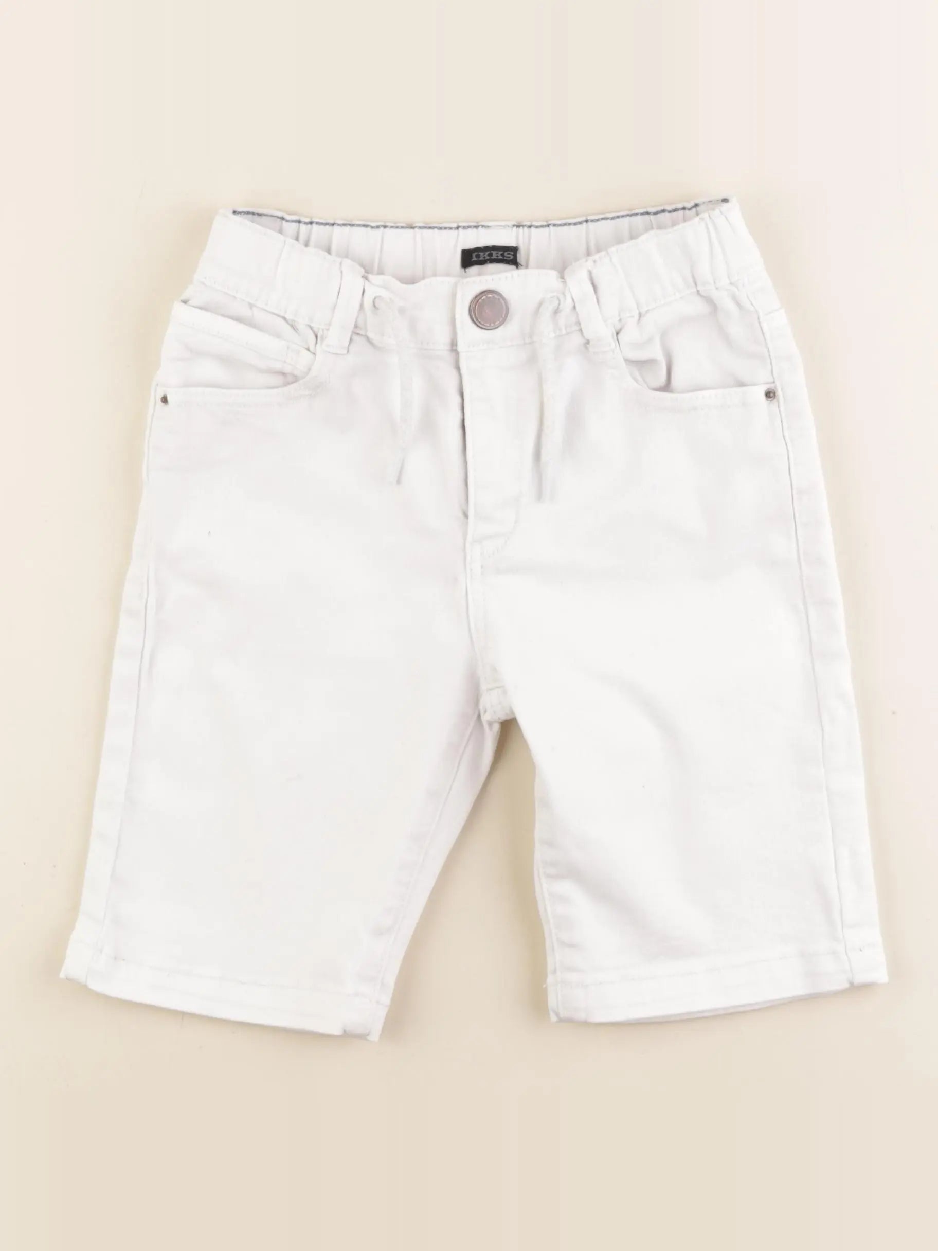 IKKS - short blanc - 8 ans
