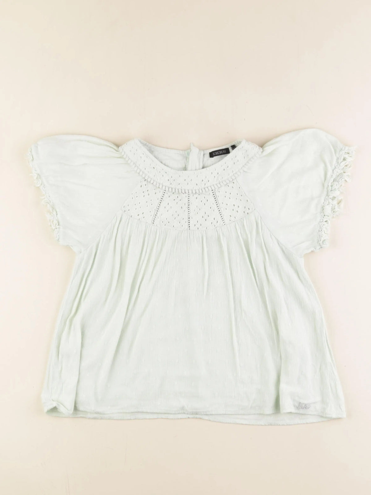 IKKS - blouse vert - 10 ans
