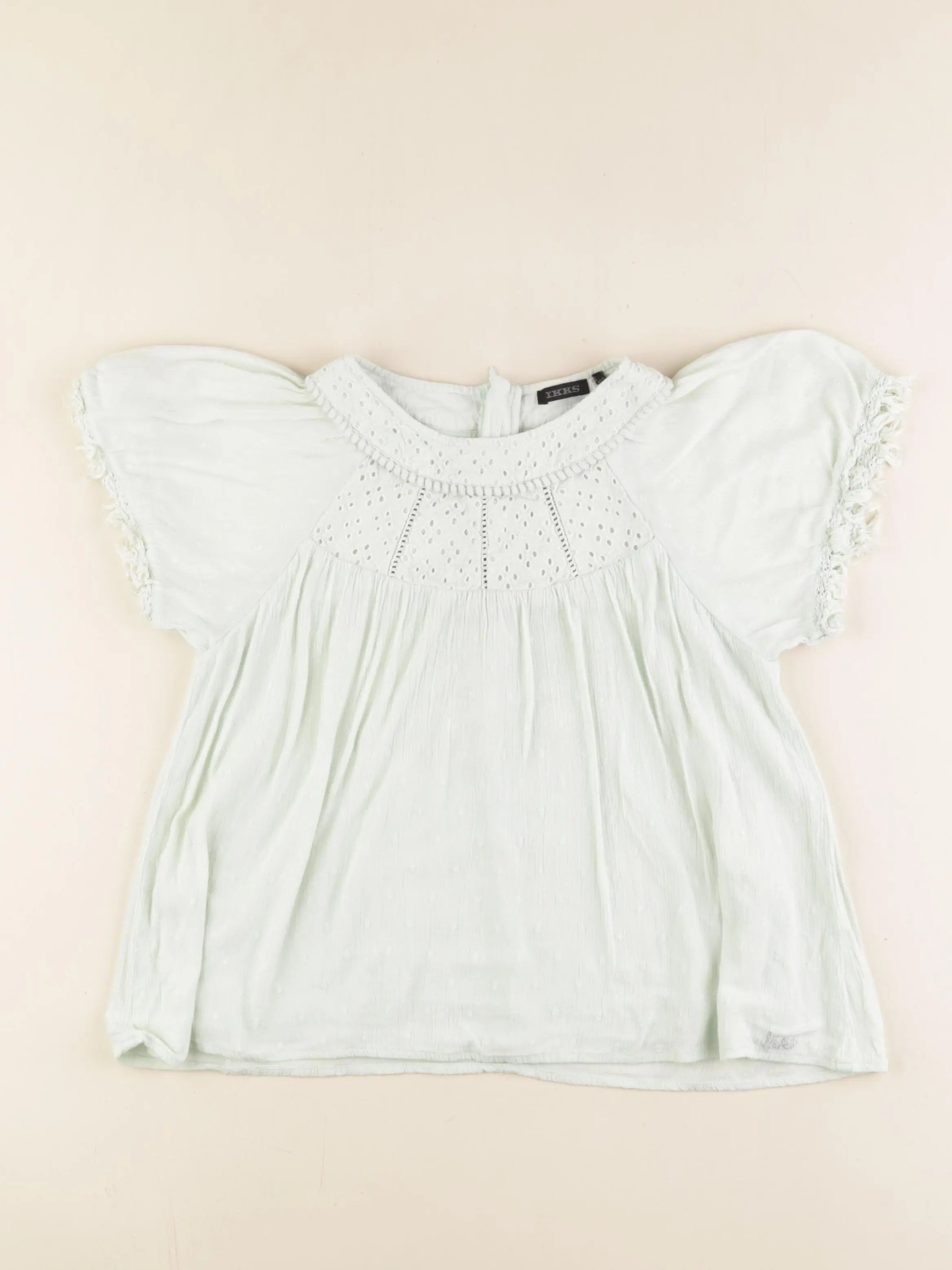 IKKS - blouse vert - 10 ans