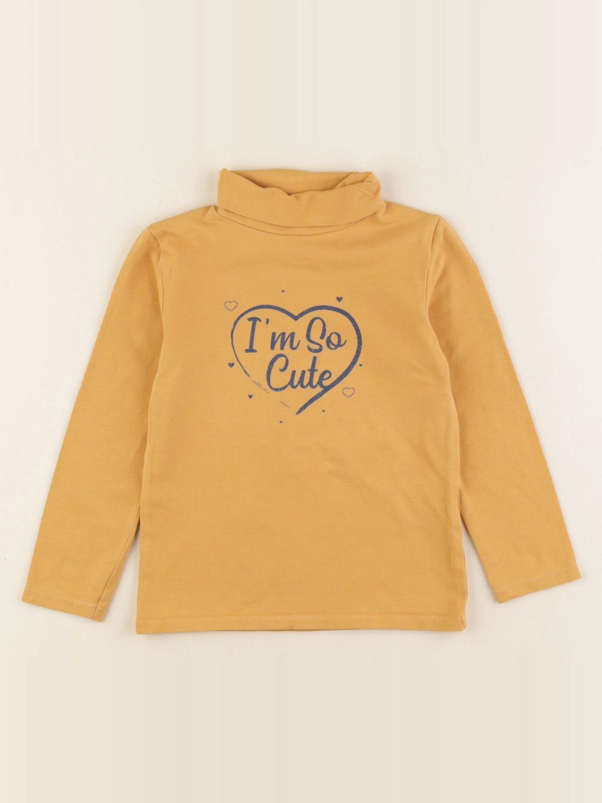 Vertbaudet - sous-pull jaune - 3 ans