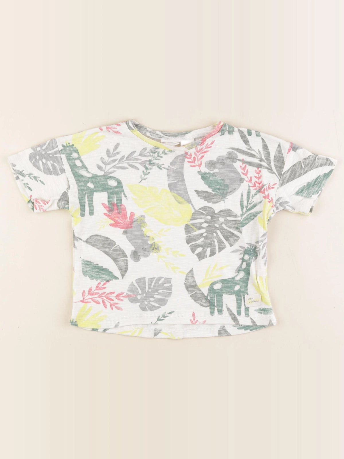 Zara - tee-shirt multicolore - 9/12 mois