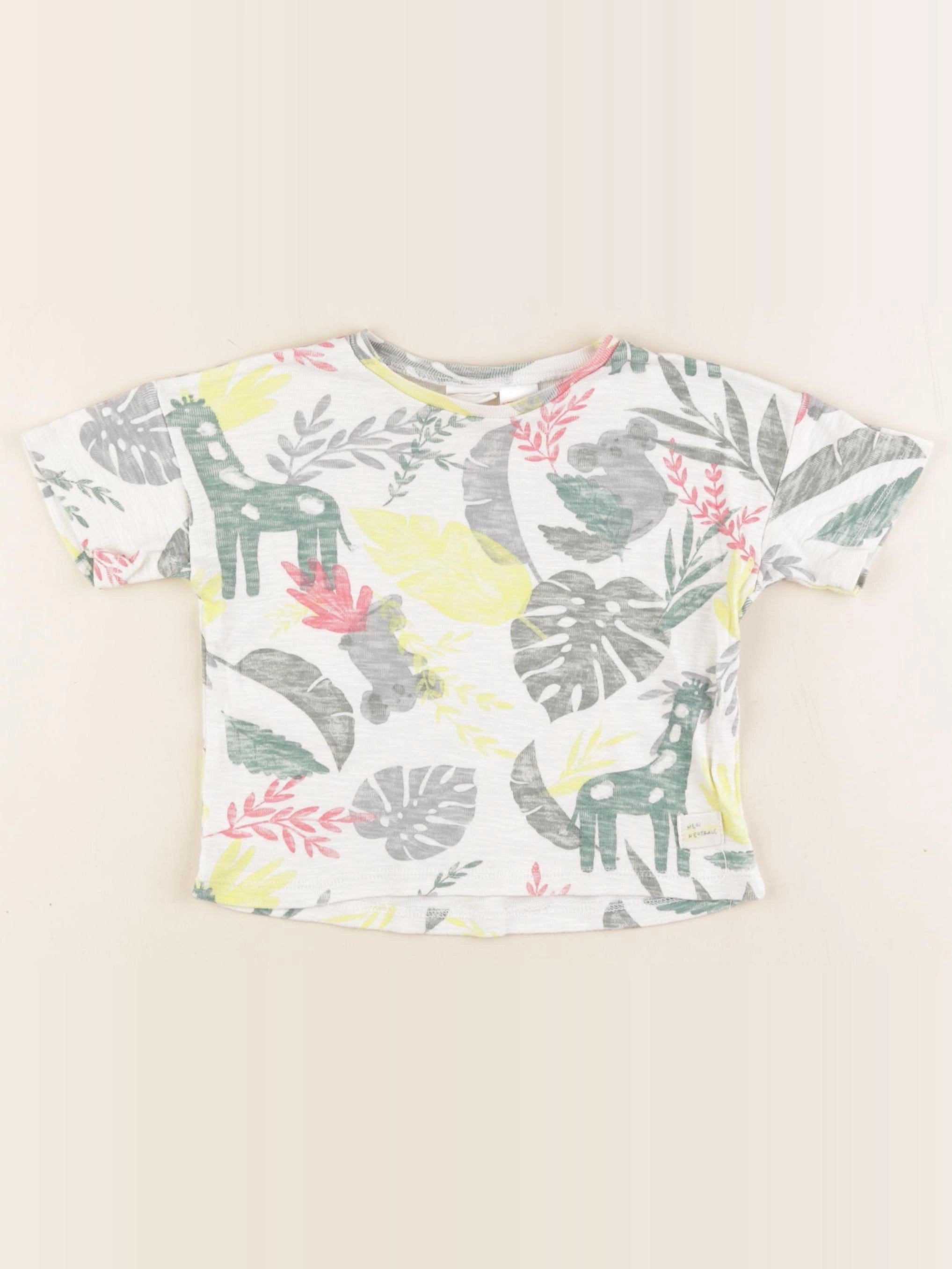 Zara - tee-shirt multicolore - 9/12 mois
