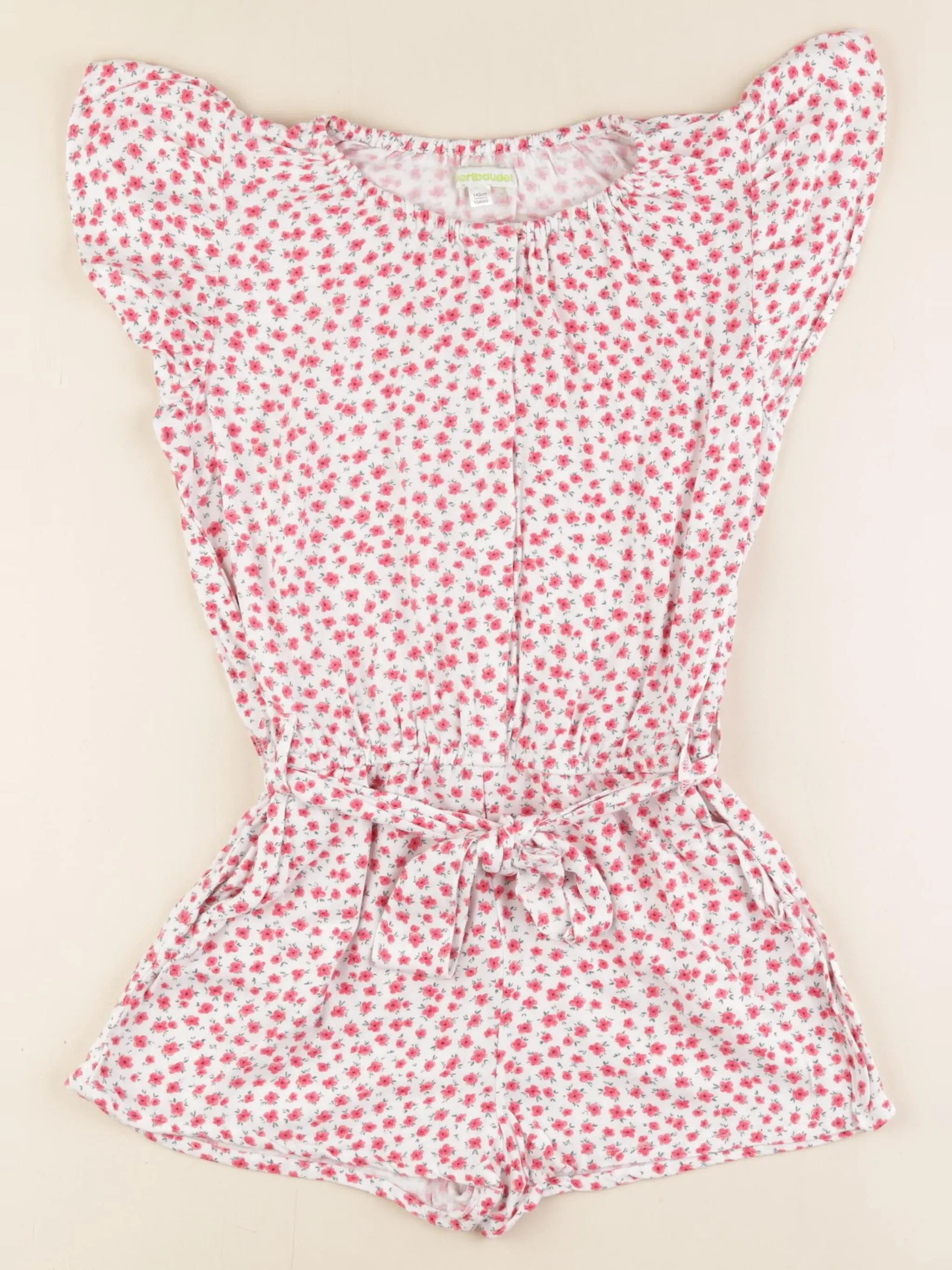 Vertbaudet - combinaison blanc, rouge - 10 ans