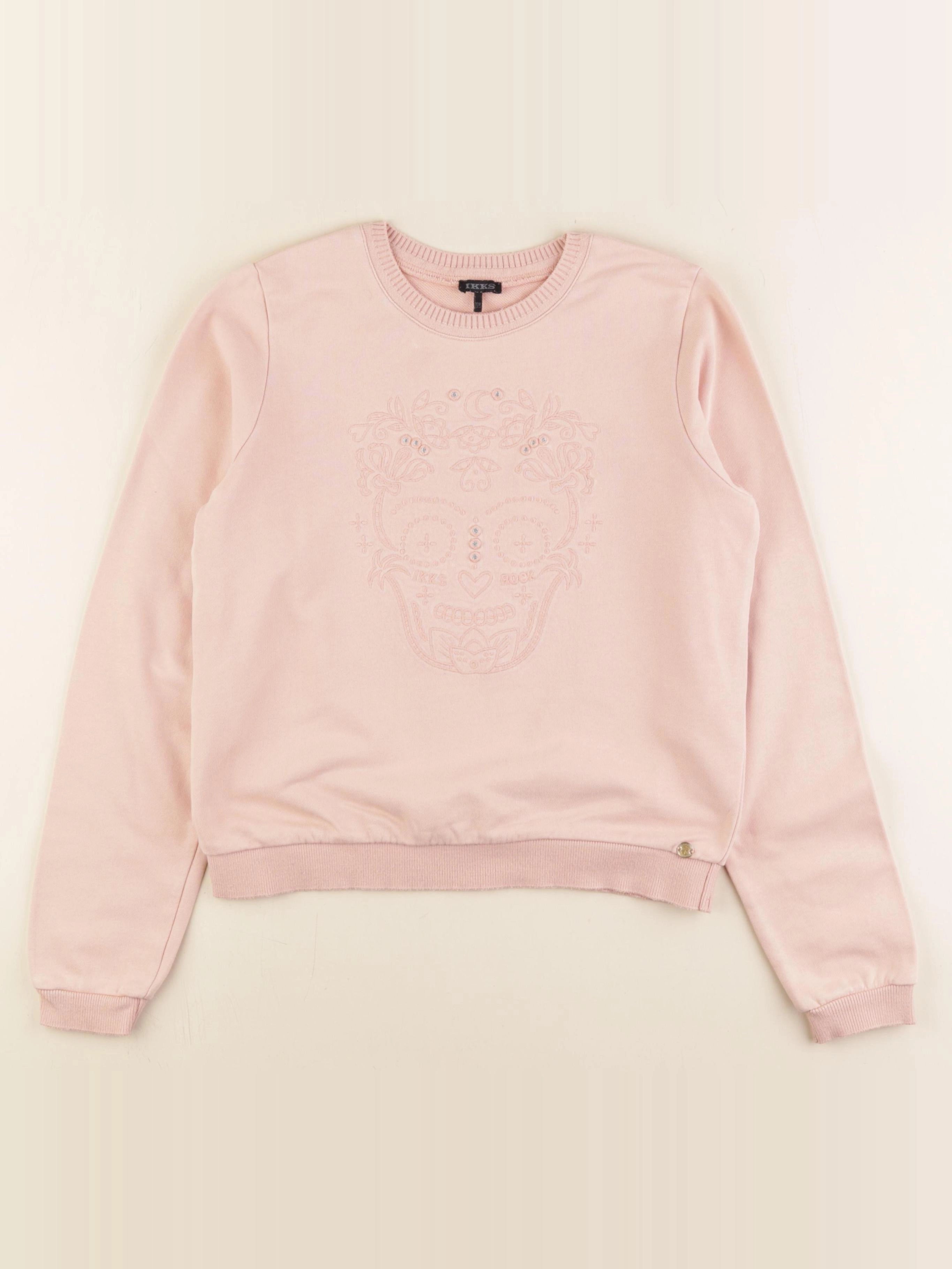 IKKS - sweat rose - 12 ans