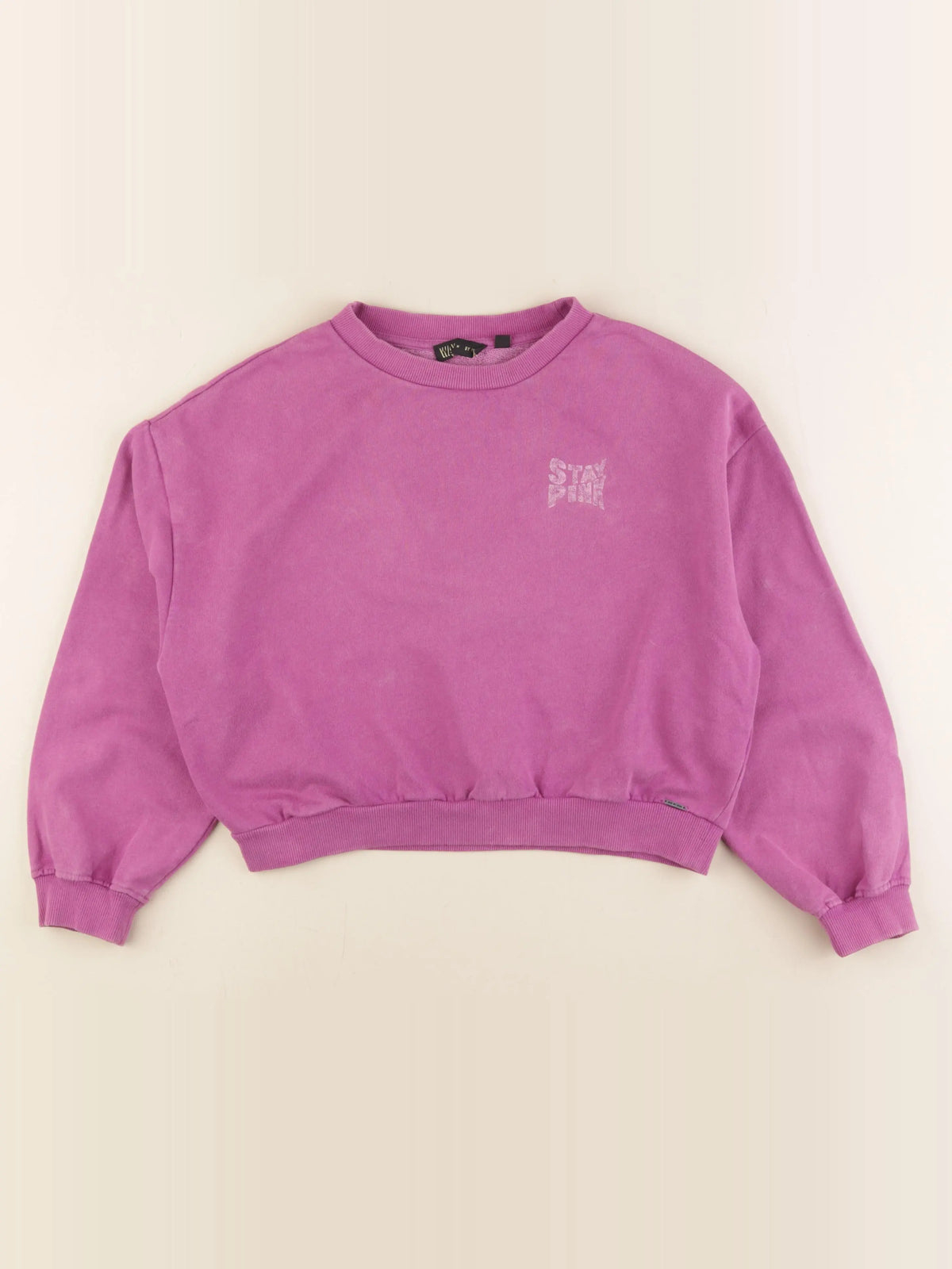 IKKS - sweat imprimé au dos violet - 10 ans