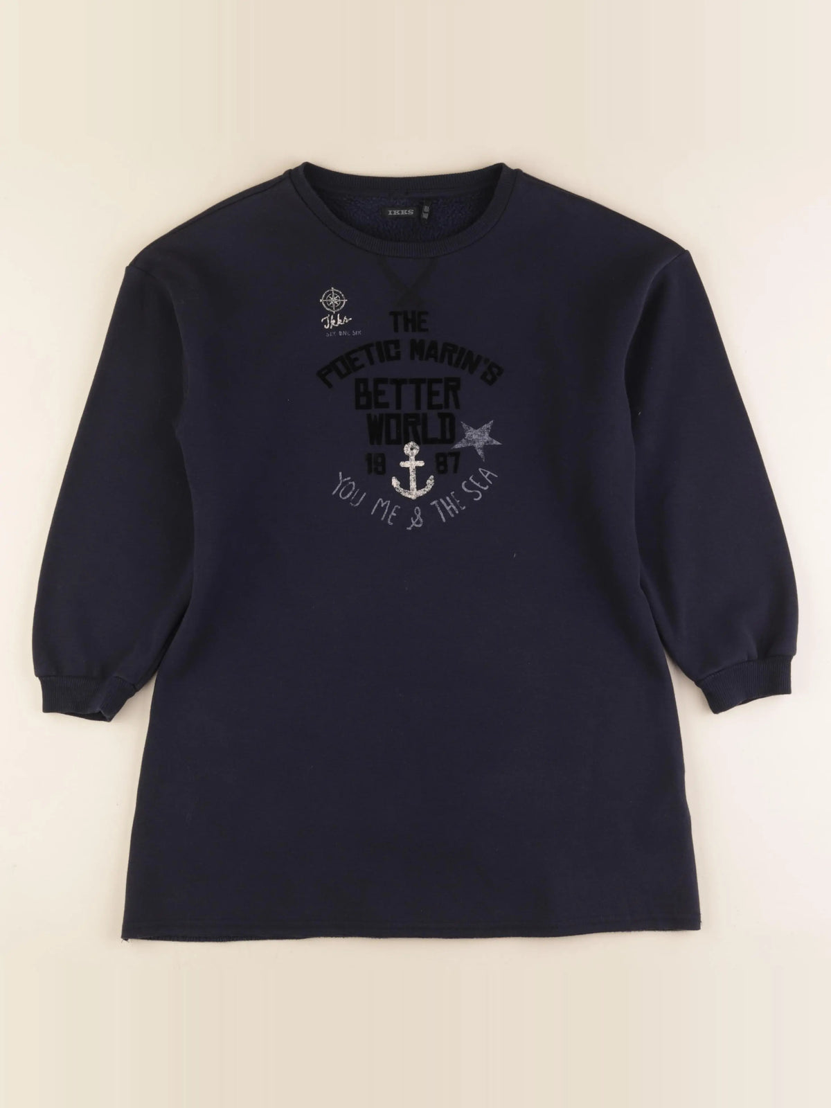 IKKS - robe bleu - 10 ans