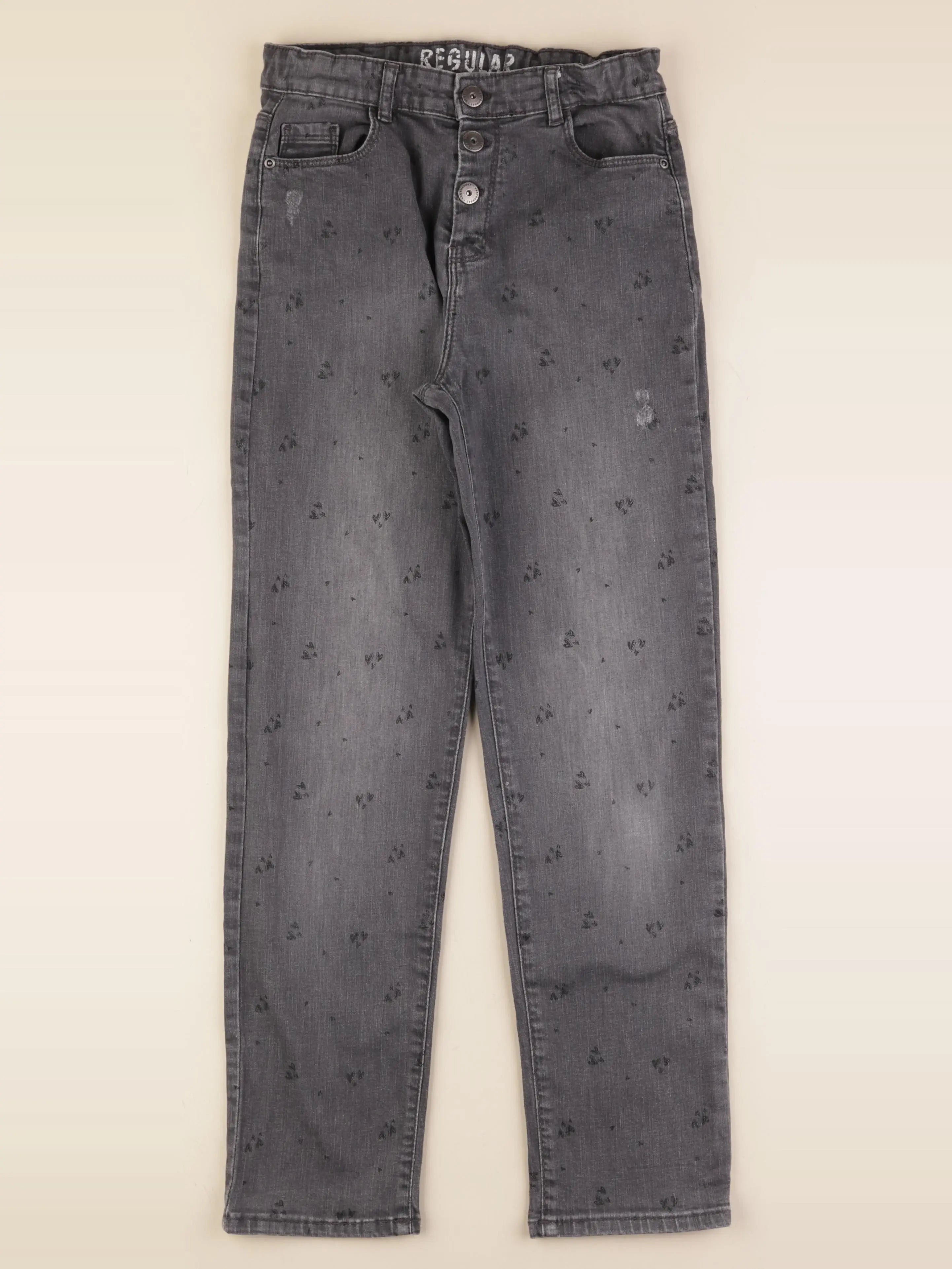 Vertbaudet - jean gris - 12 ans