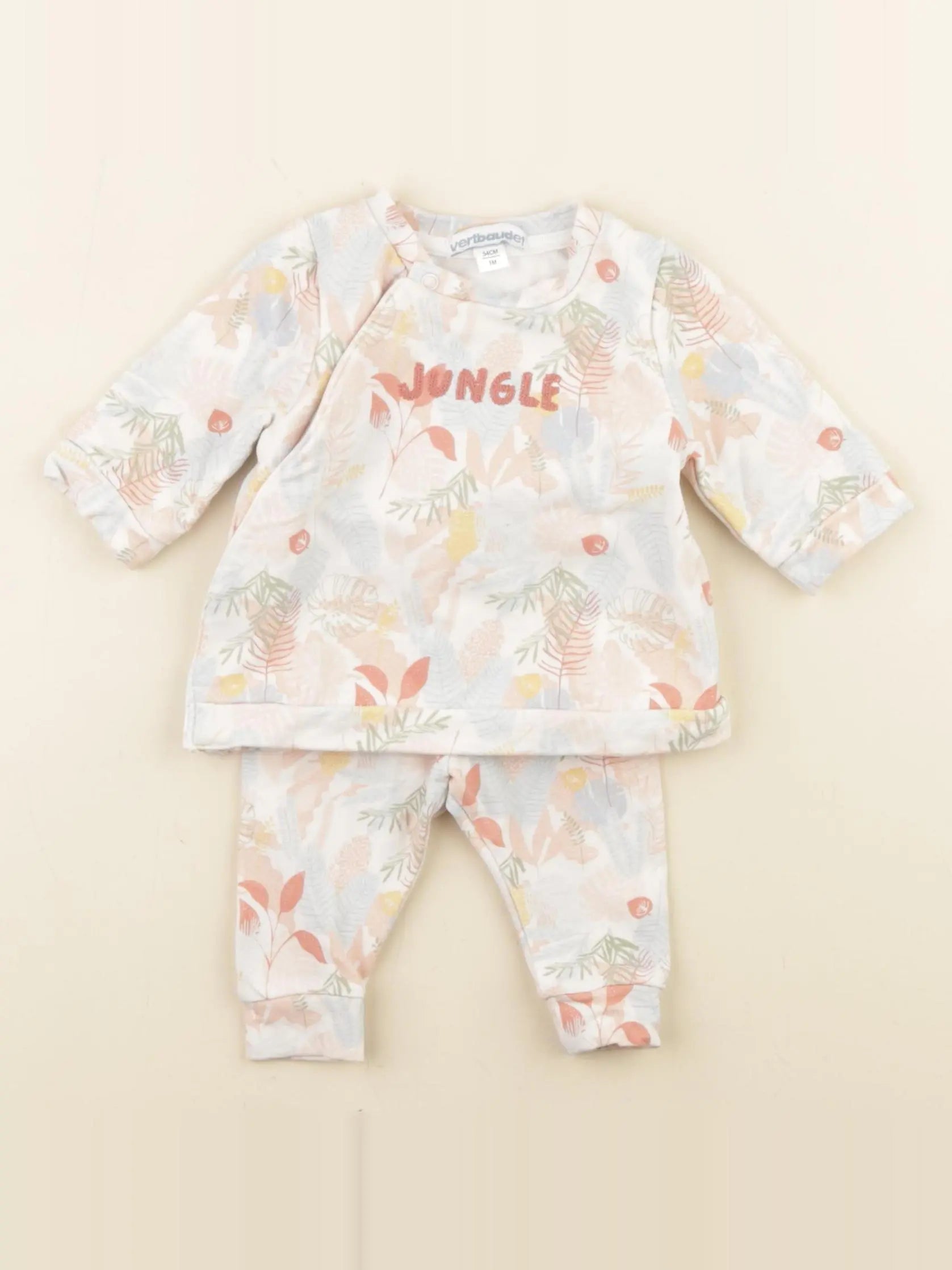 Vertbaudet - ensemble multicolore - 1 mois