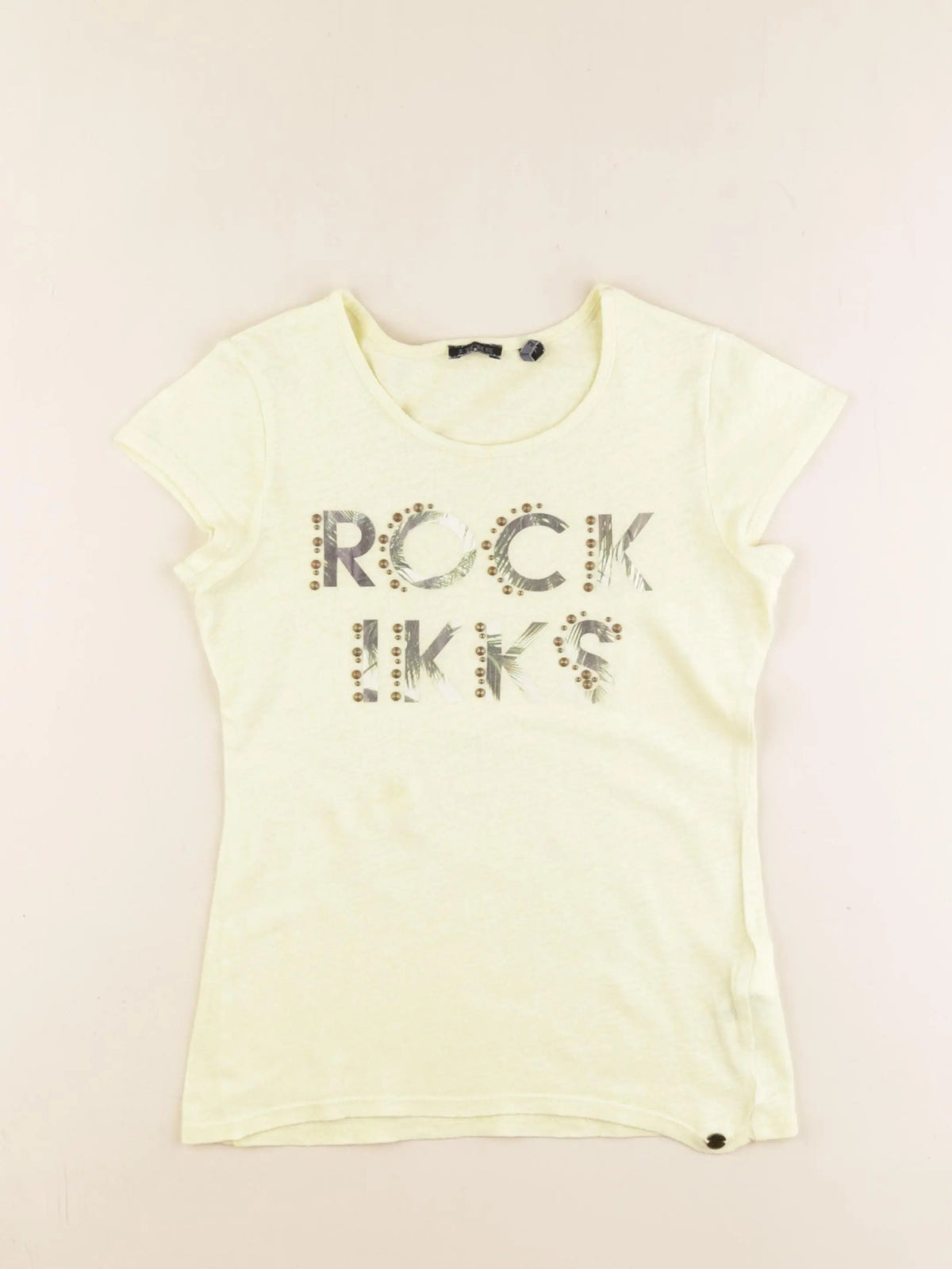 IKKS - tee-shirt jaune - 6 ans