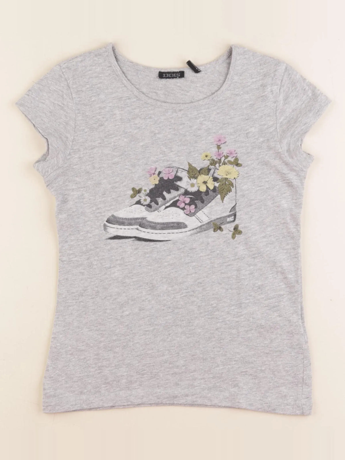 IKKS - tee-shirt gris - 8 ans