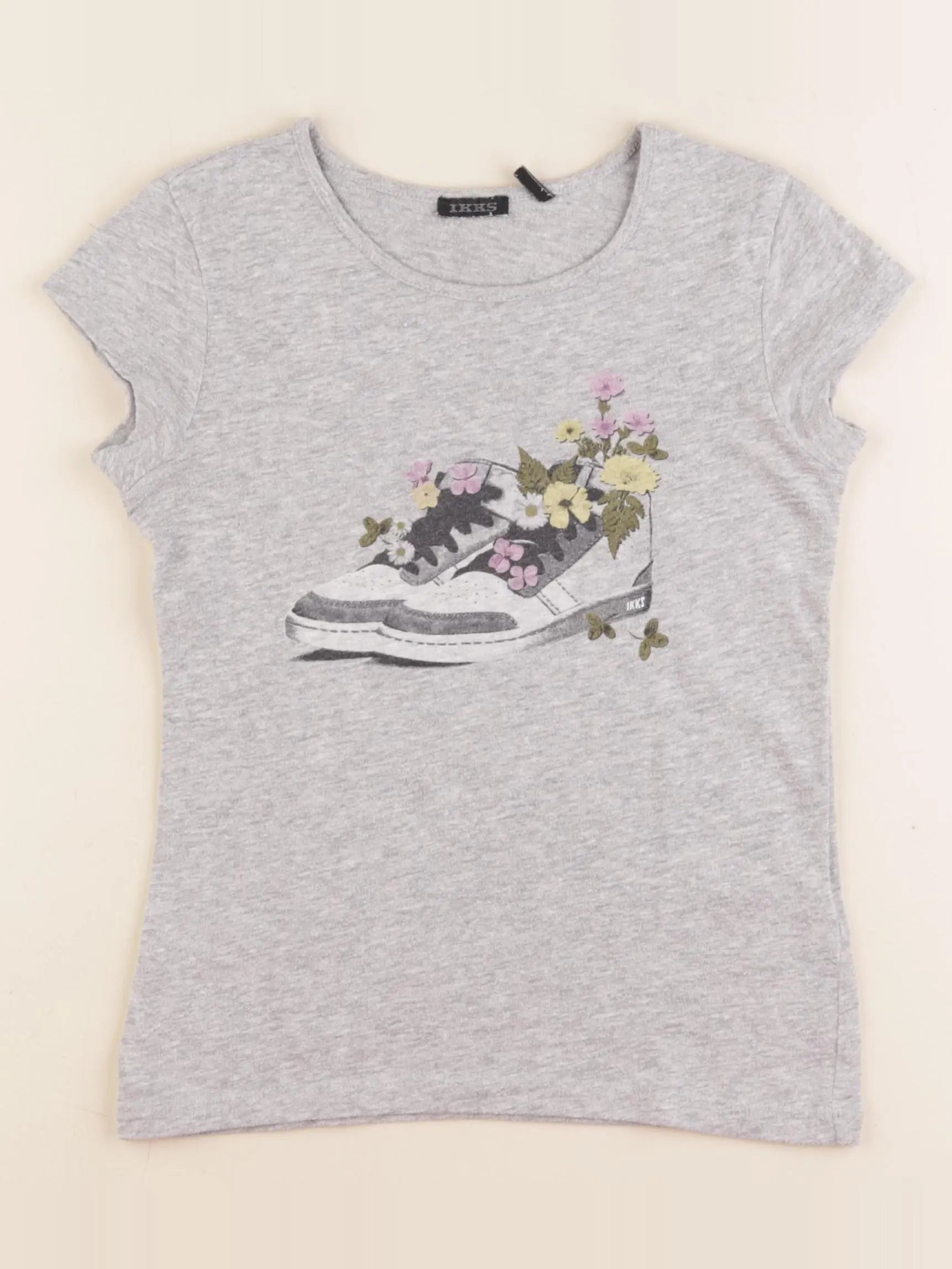 IKKS - tee-shirt gris - 8 ans
