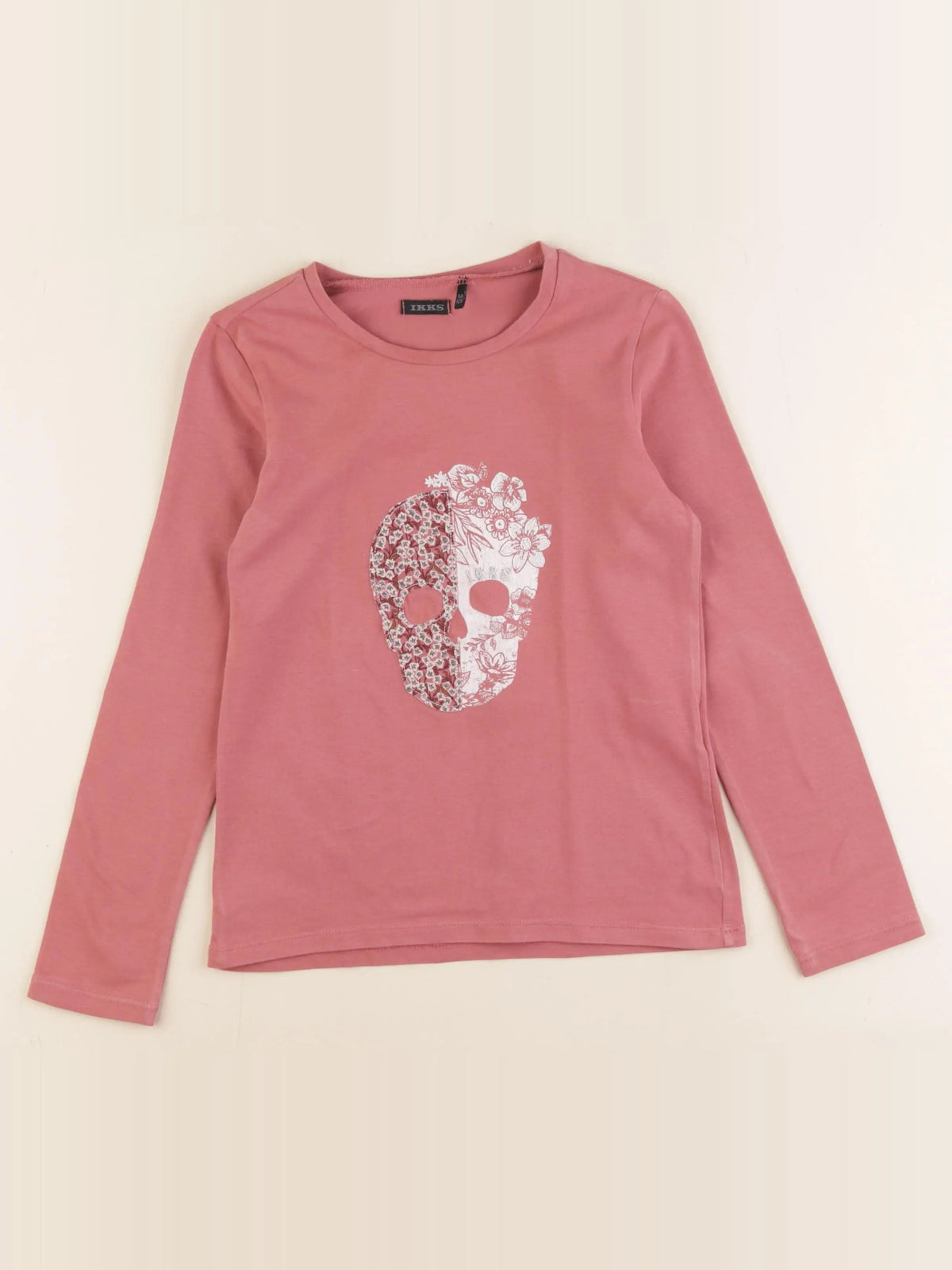 IKKS - tee-shirt rose - 8 ans