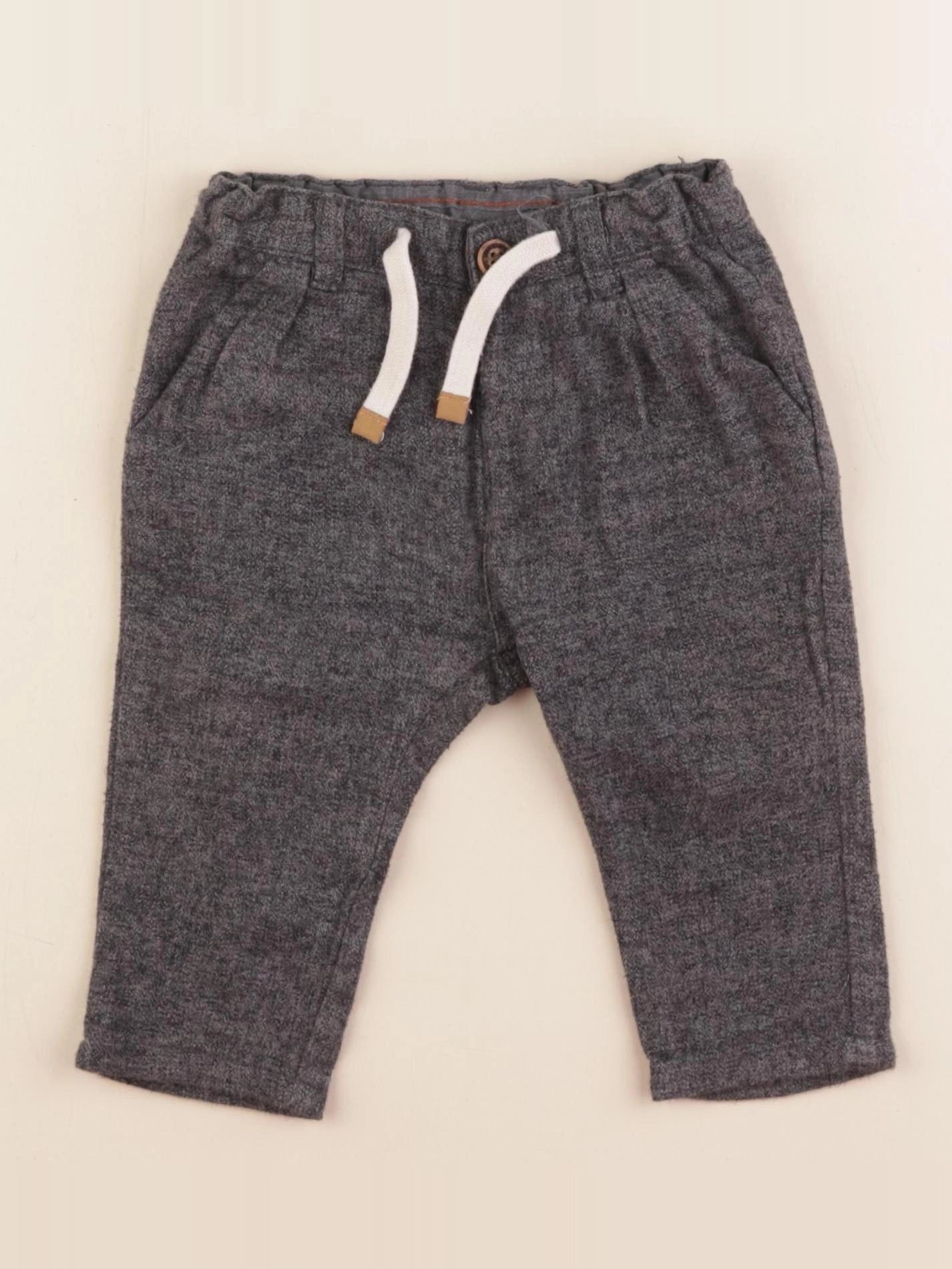 Zara - pantalon gris - 3/6 mois