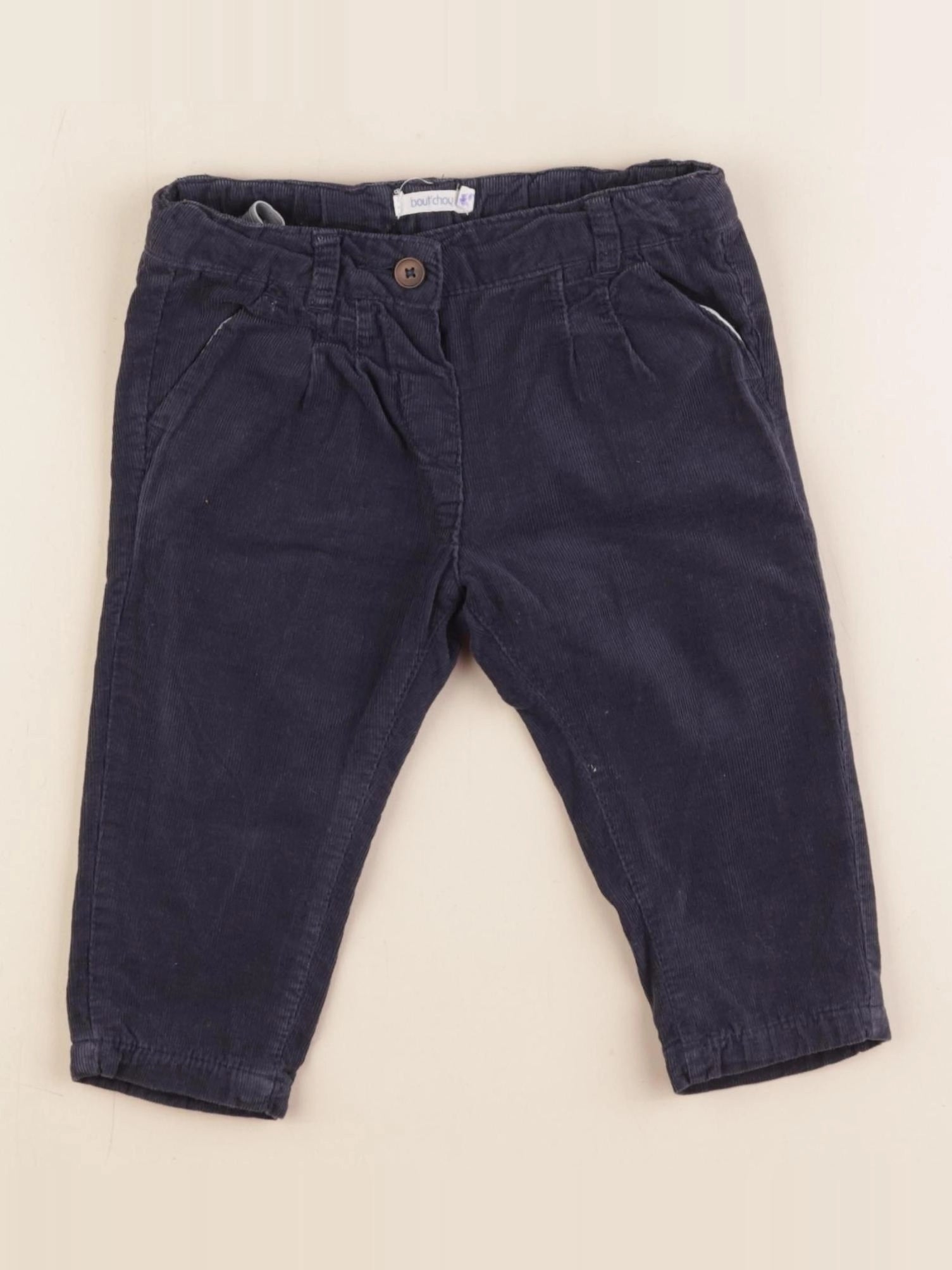 Boutchou - pantalon bleu - 6 mois