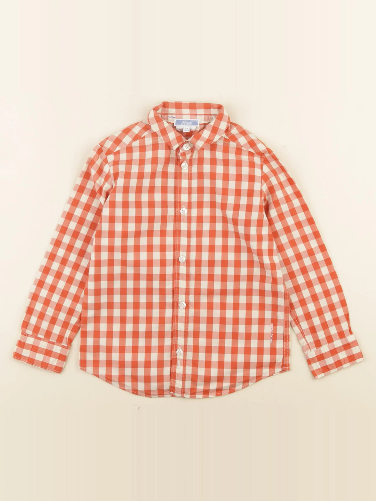 Jacadi - chemise orange - 4 ans