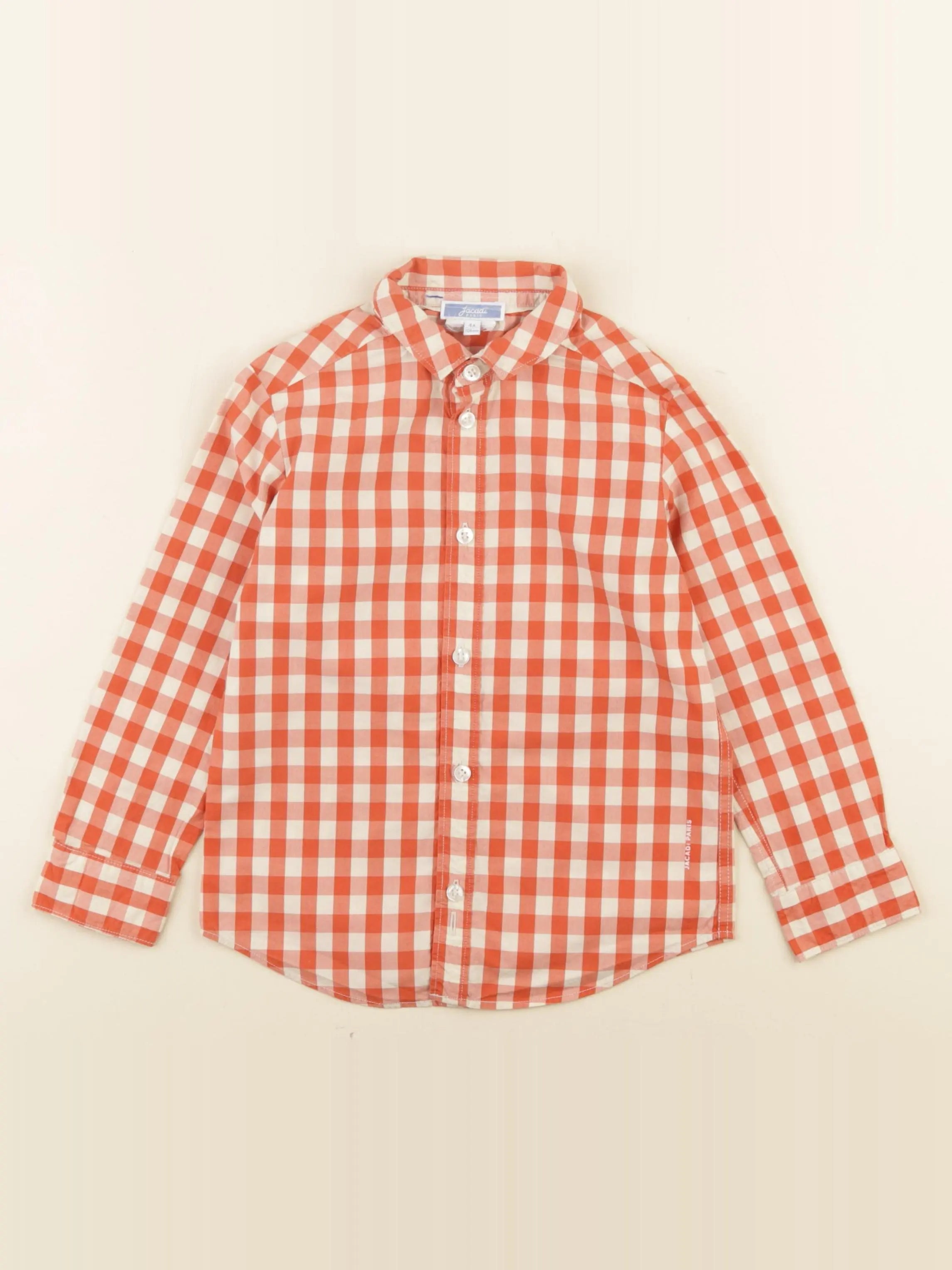Jacadi - chemise orange - 4 ans