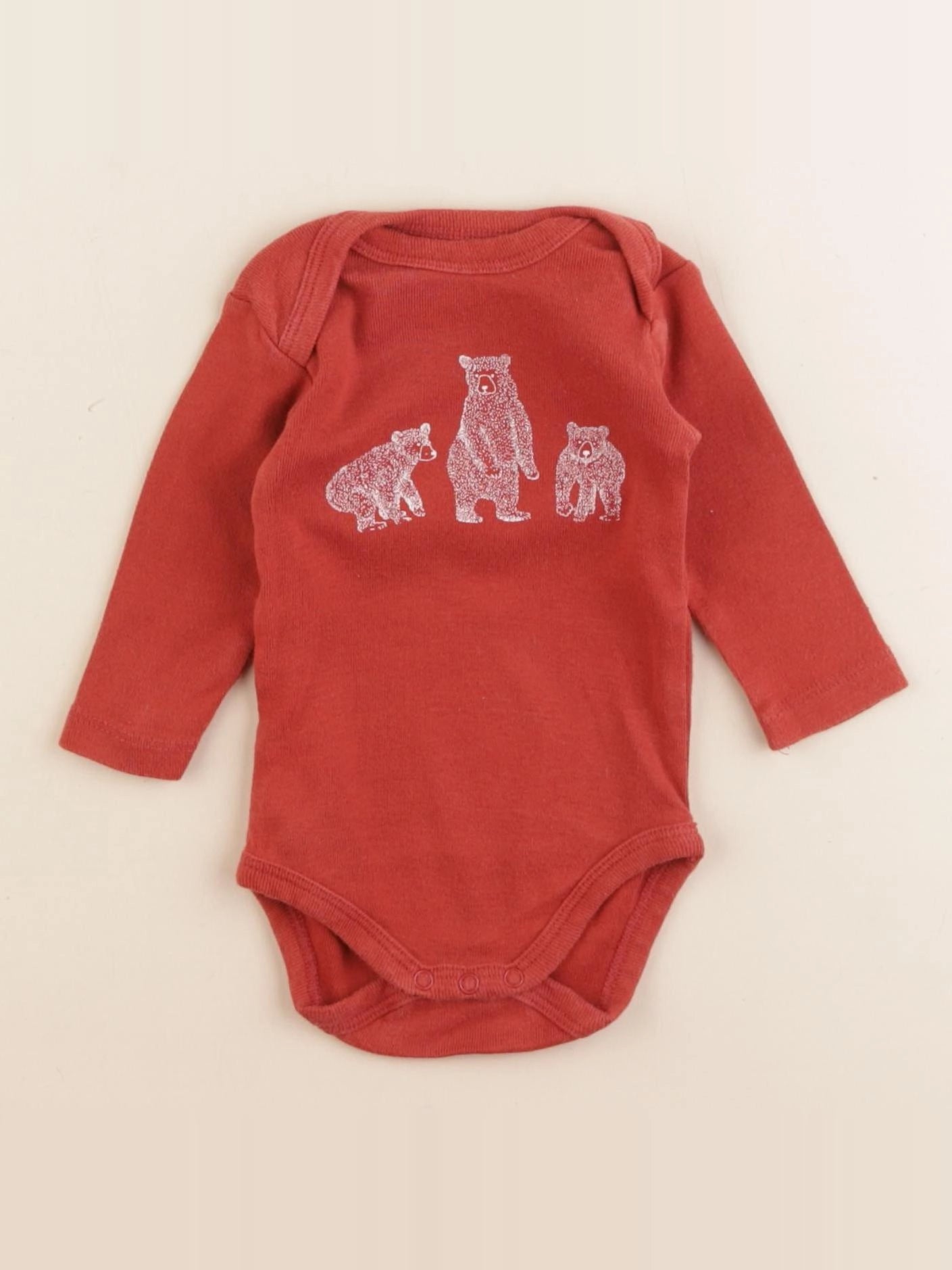 La Redoute - body orange - 3 mois