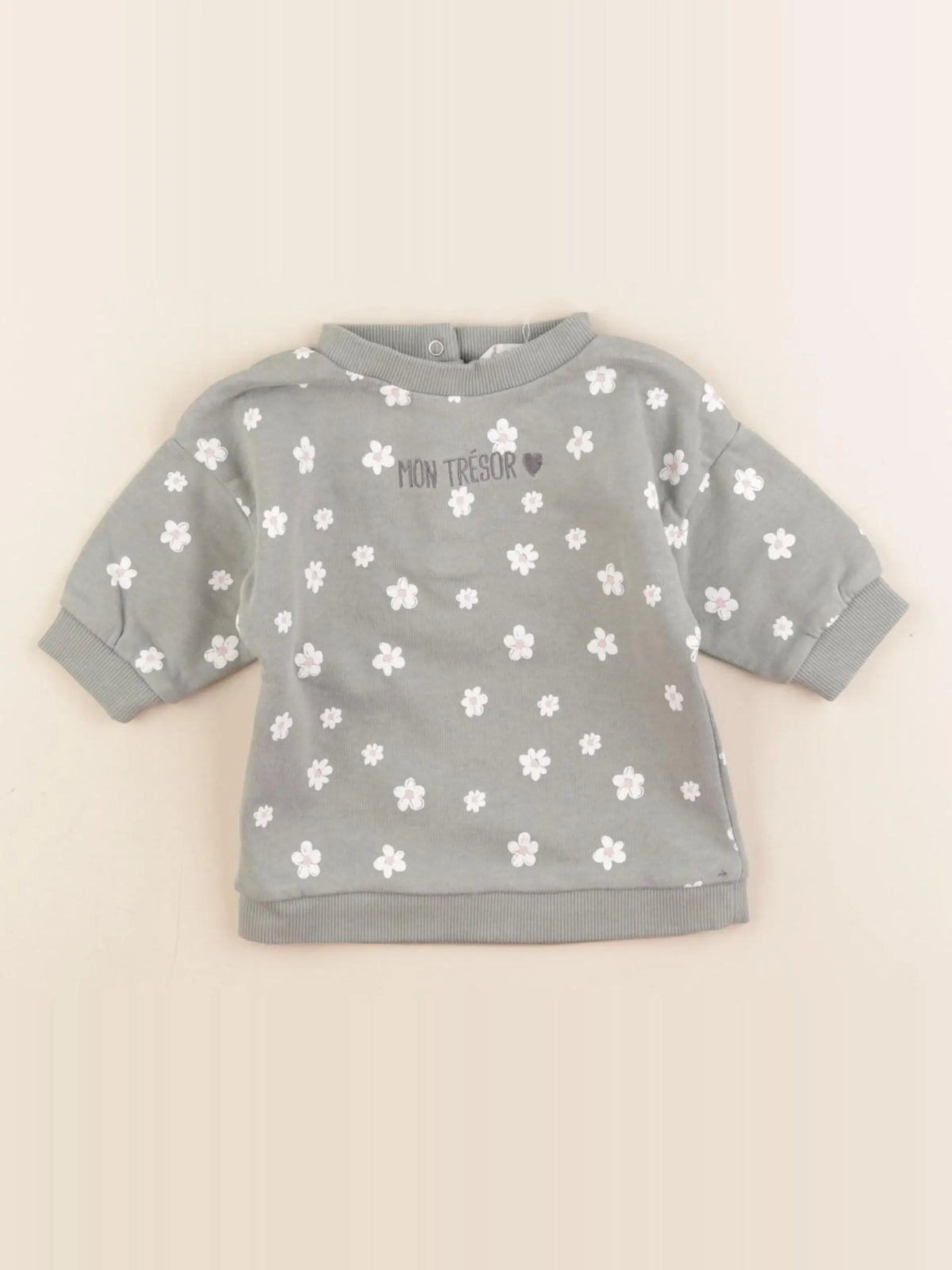 Vertbaudet - robe vert - 3 mois