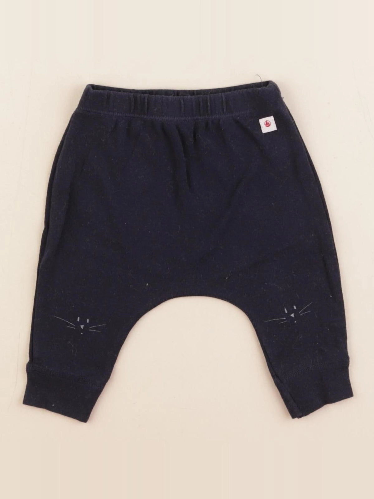 Petit Bateau - sarouel bleu - 1 mois