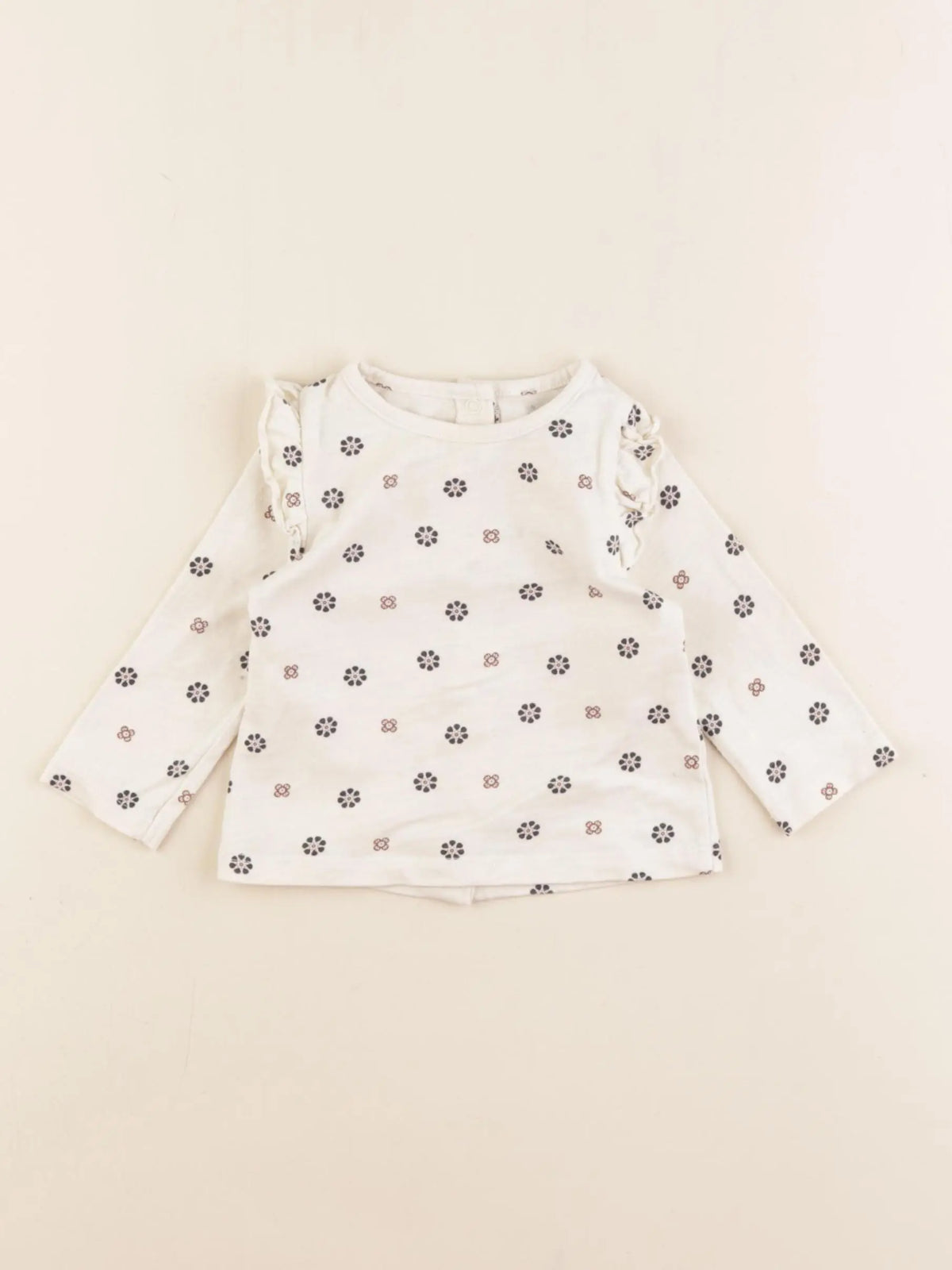 Vertbaudet - tee-shirt blanc - 3 mois