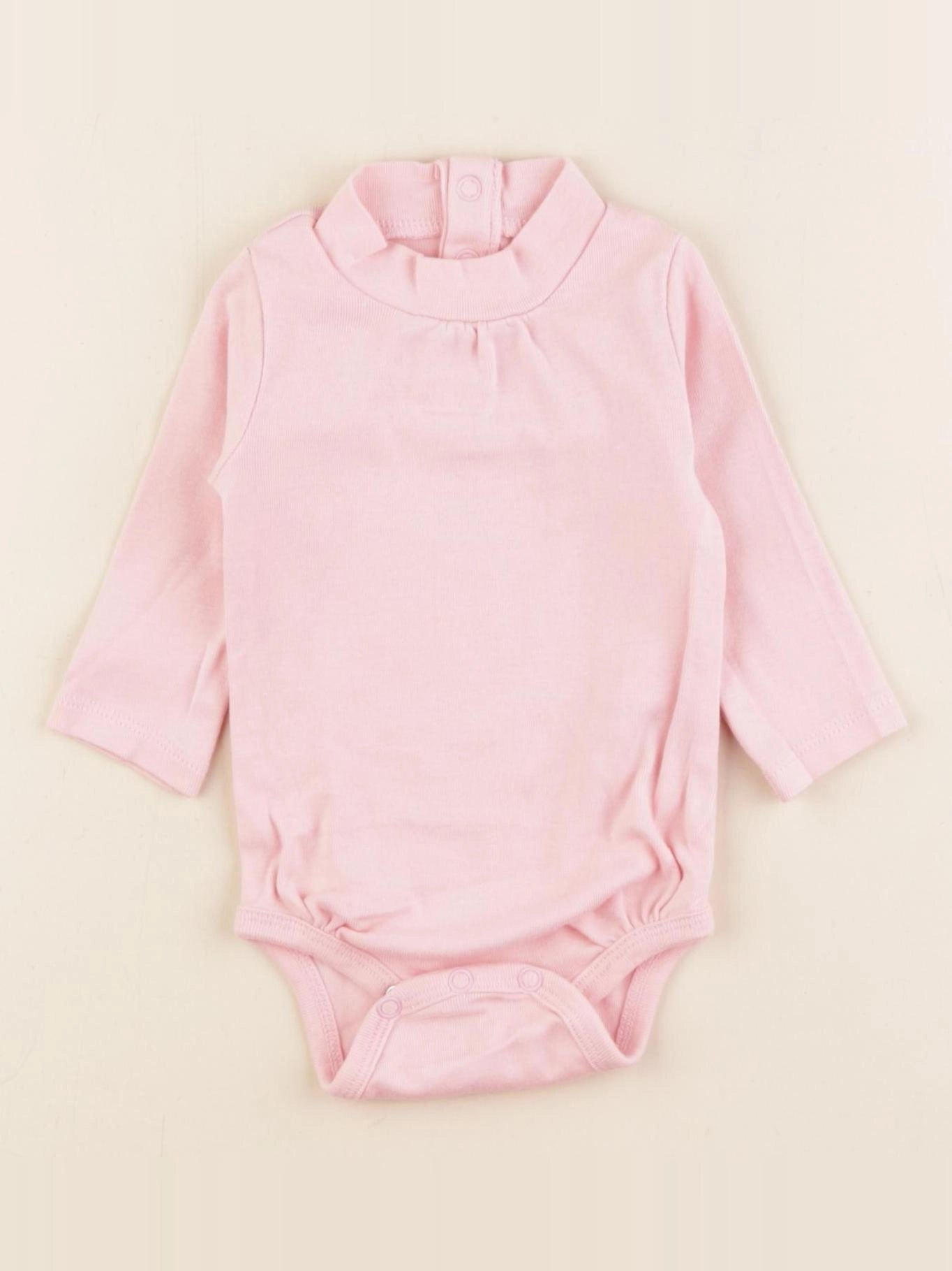 Natalys - body à col rose - 3 mois