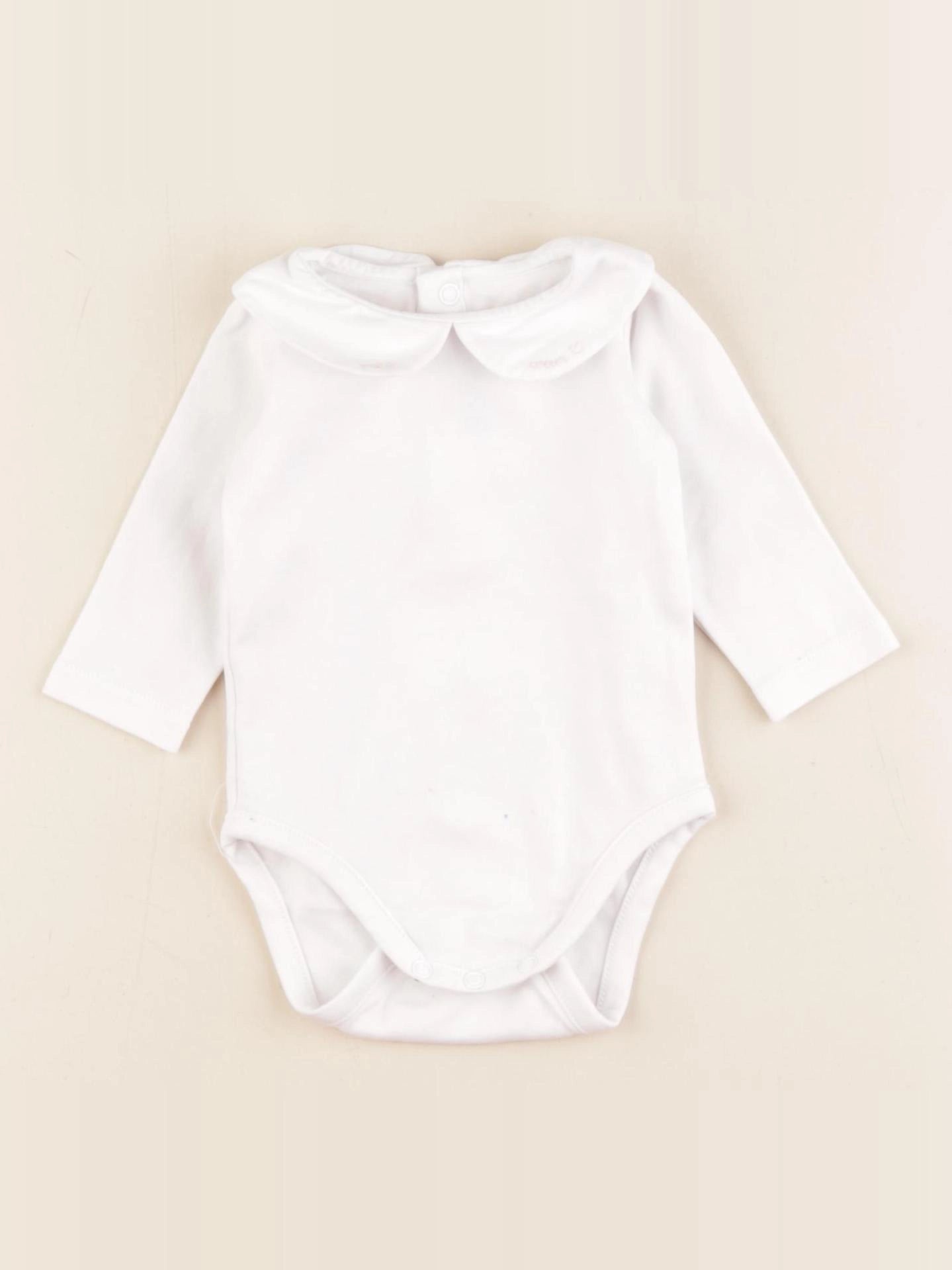 Jacadi - body à col blanc - 3 mois