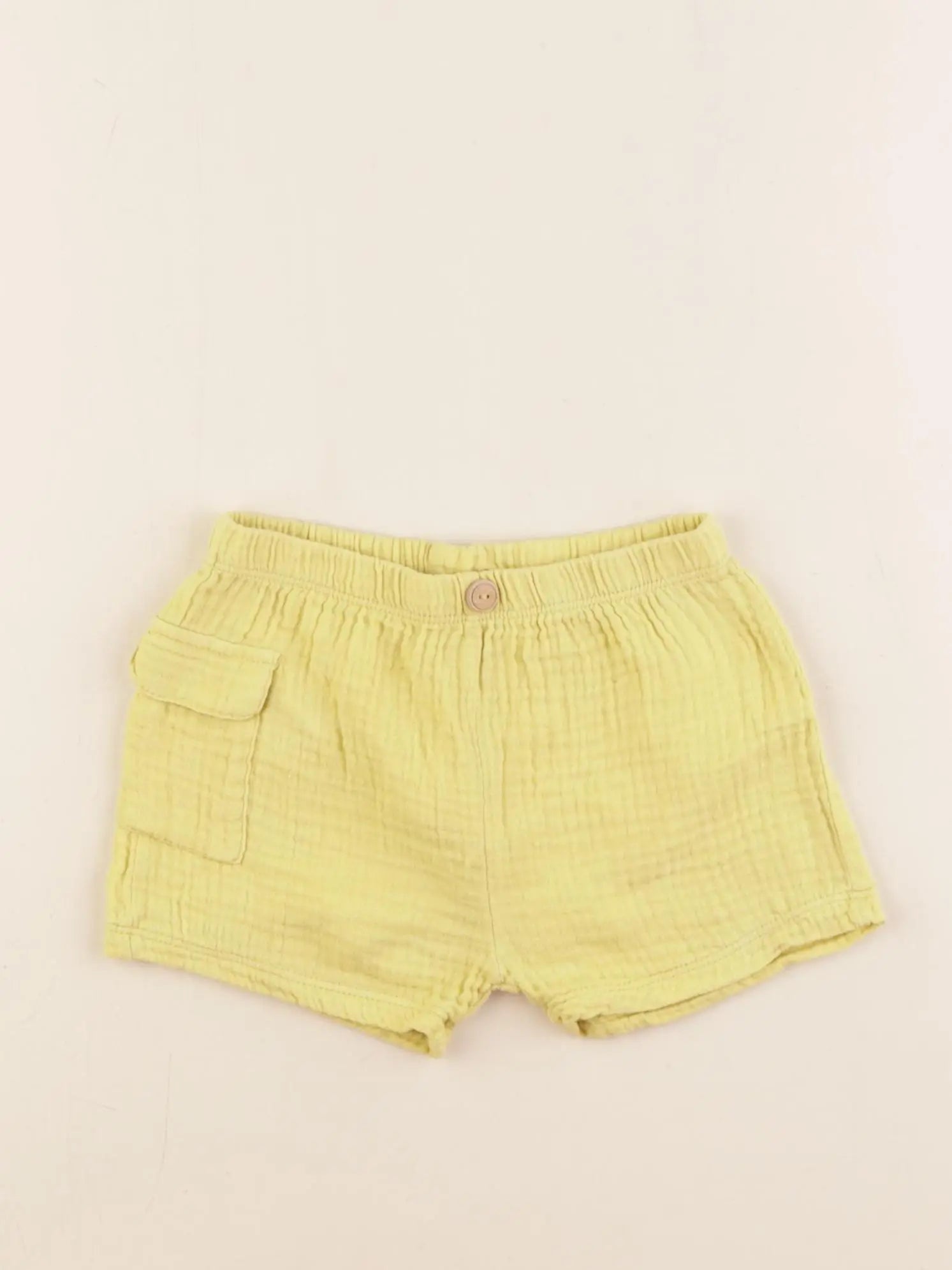 Zara - bloomer jaune - 3/6 mois