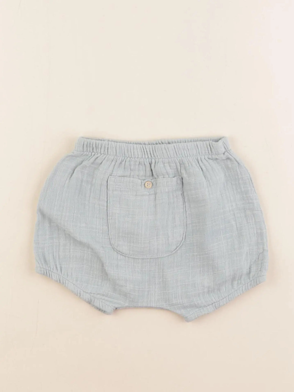 Zara - bloomer bleu - 6/9 mois