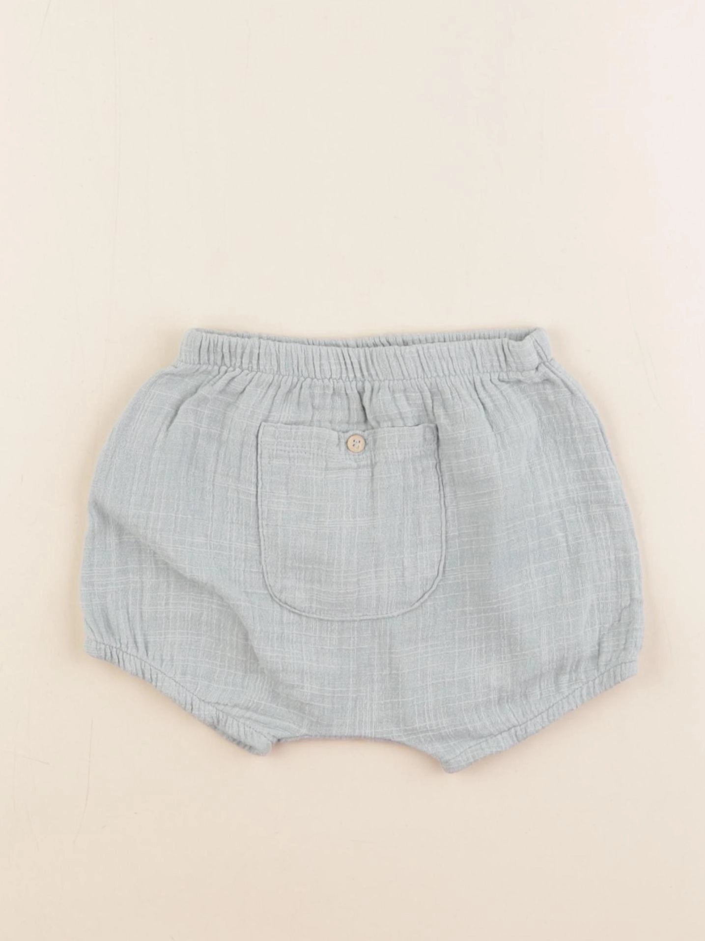 Zara - bloomer bleu - 6/9 mois