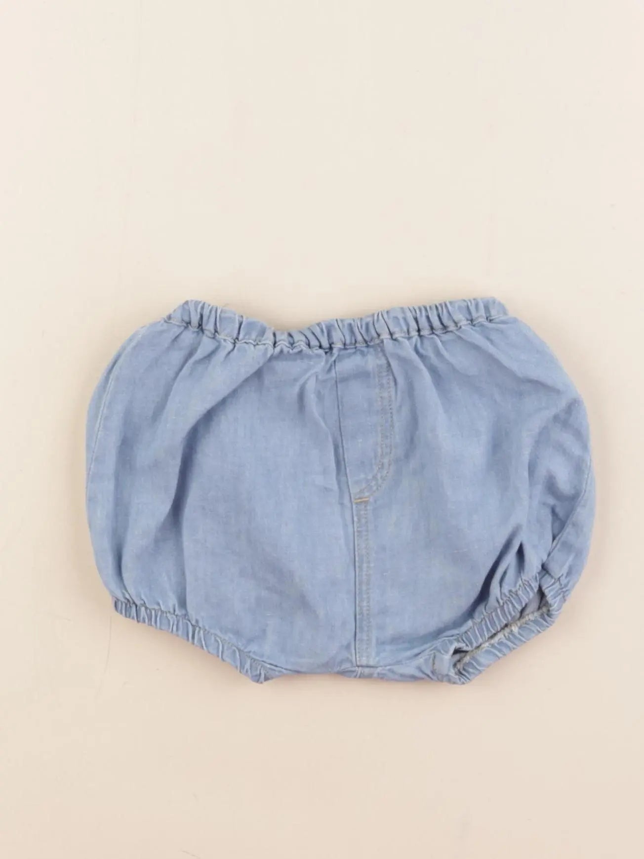 Zara - bloomer bleu - 3/6 mois